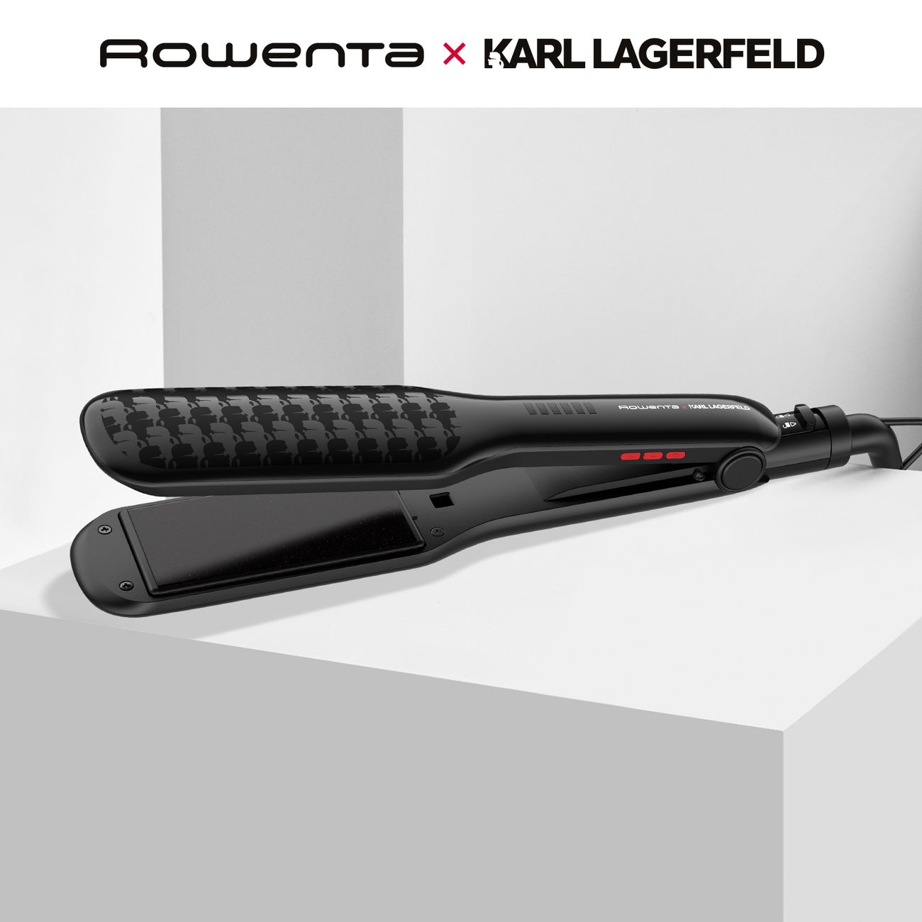 Купить Выпрямитель волос Rowenta Karl Lagerfeld Extra Liss SF411LF0 в  каталоге интернет магазина М.Видео по выгодной цене с доставкой, отзывы,  фотографии - Москва