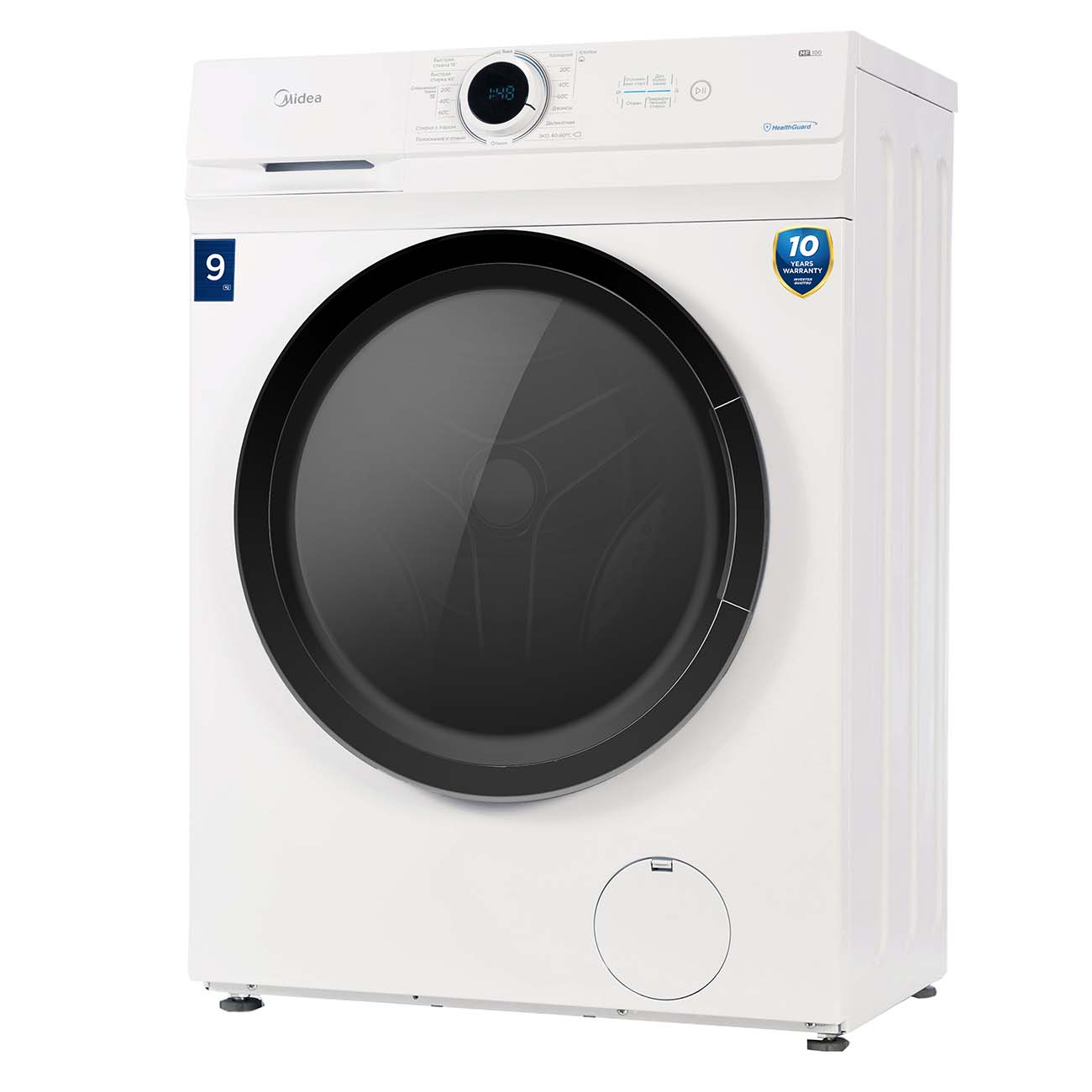 Купить Стиральная машина Midea MF100W90BS/W-RU в каталоге интернет магазина  М.Видео по выгодной цене с доставкой, отзывы, фотографии - Москва