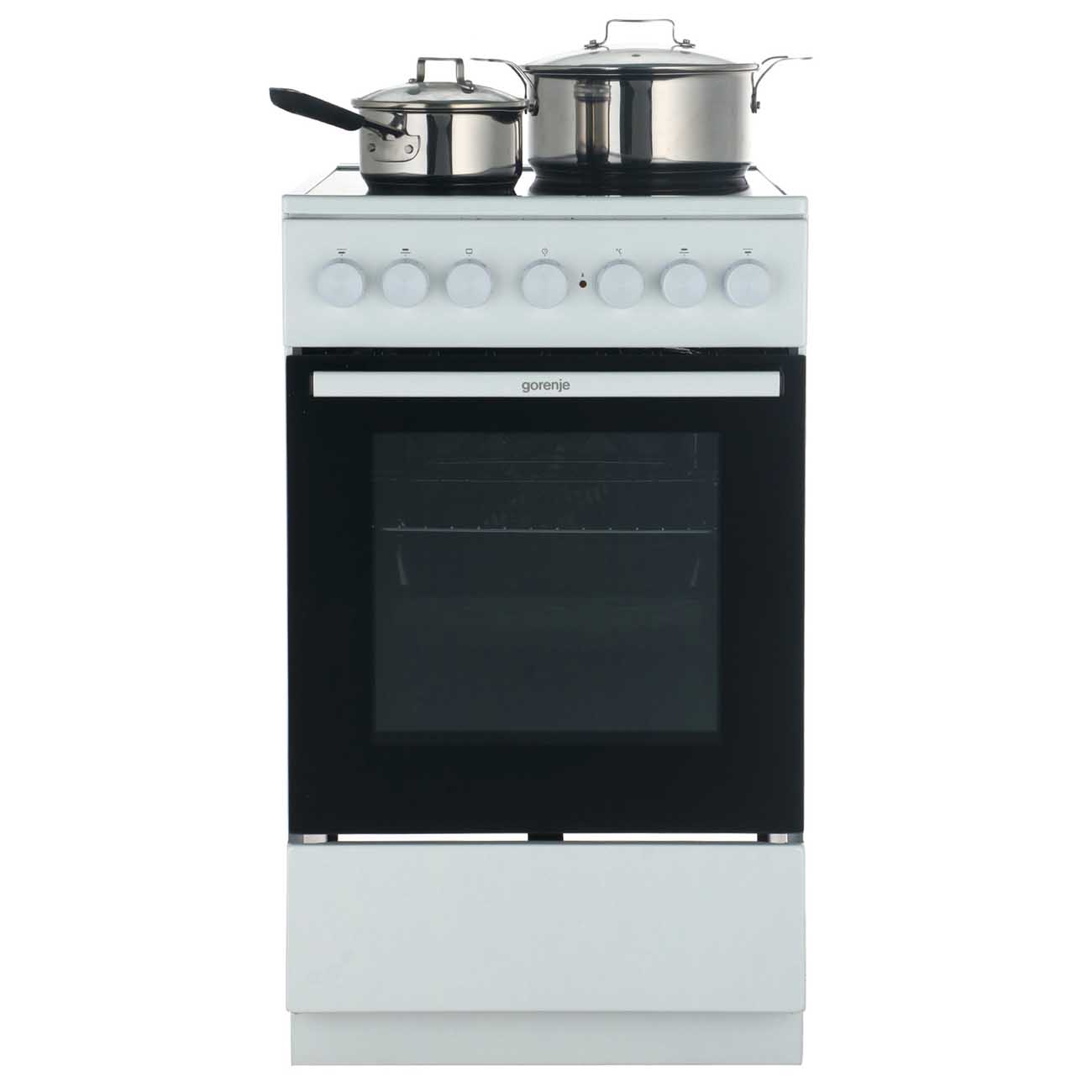 Электрическая плита (50-55 см) Gorenje GEC5B42WG белая