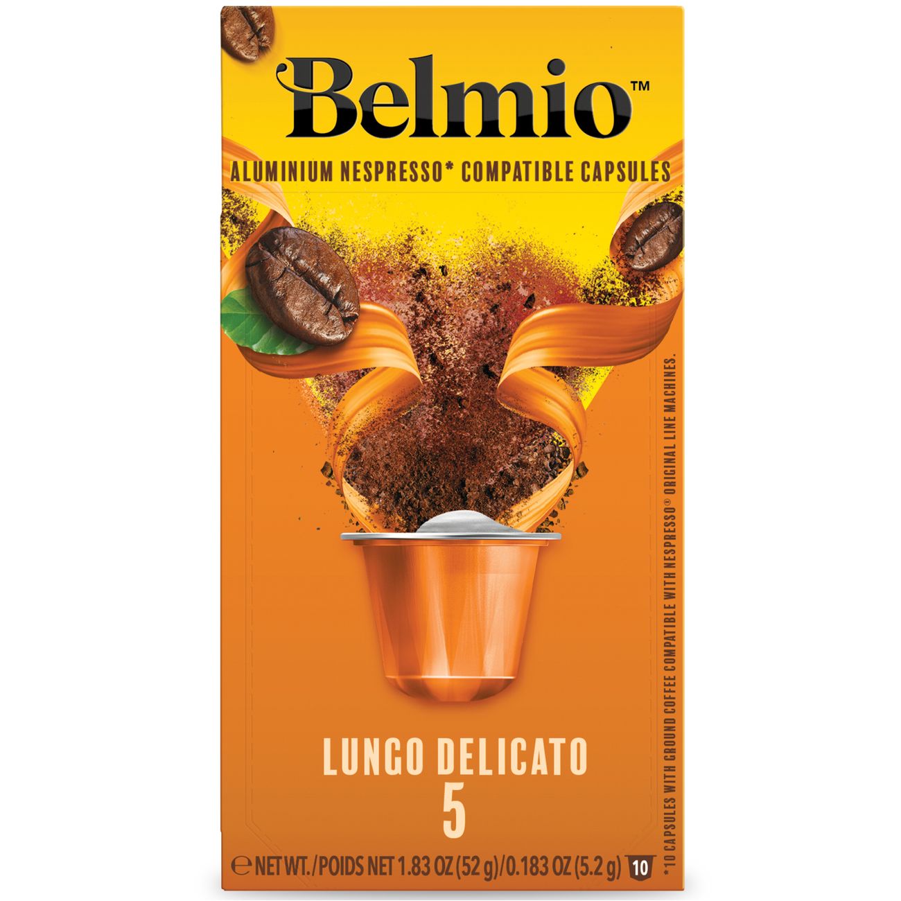 Кофе в капсулах Belmio Lungo Delicato (intensity 5)