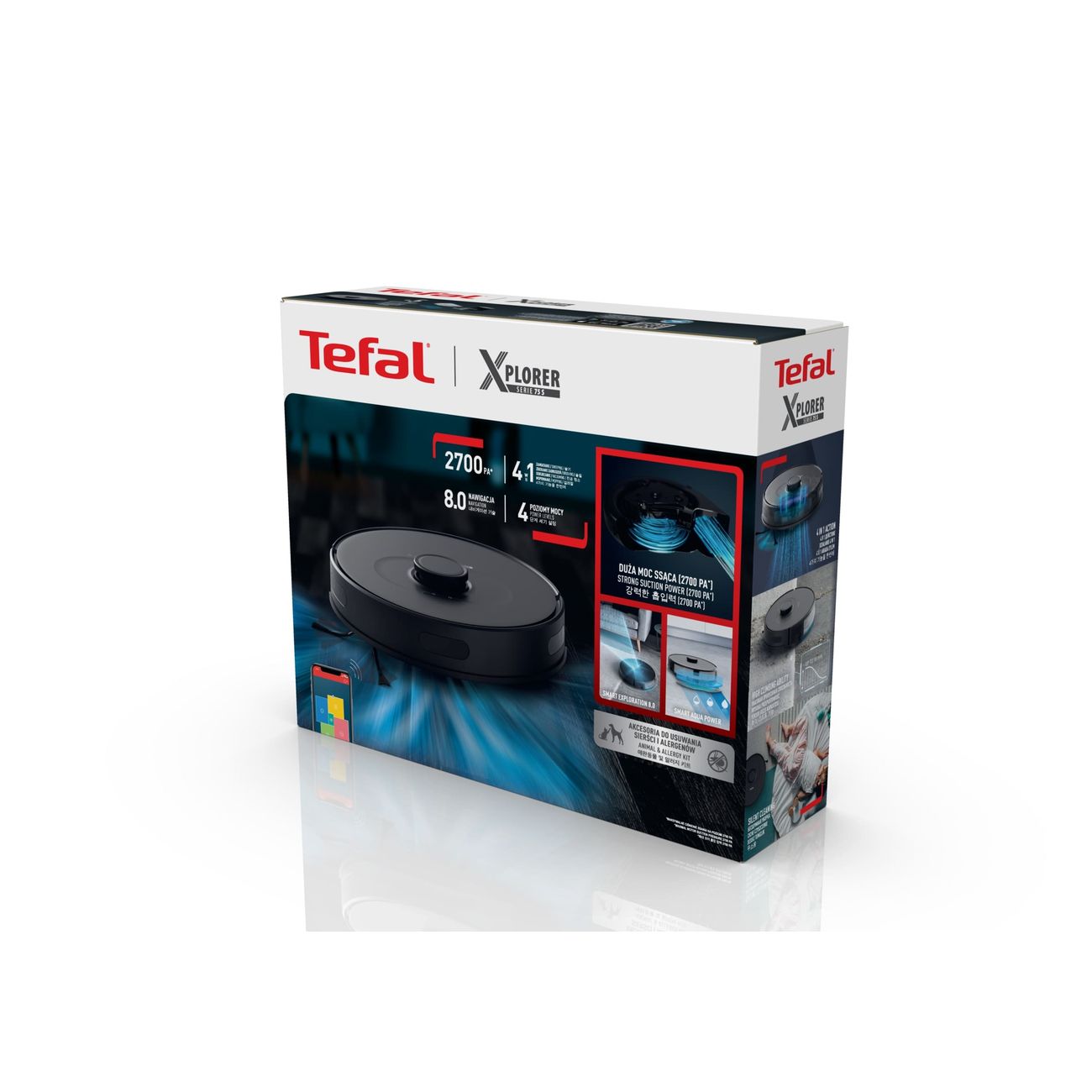 Робот-пылесос Tefal X-PLORER Serie 75 S RG8575WH