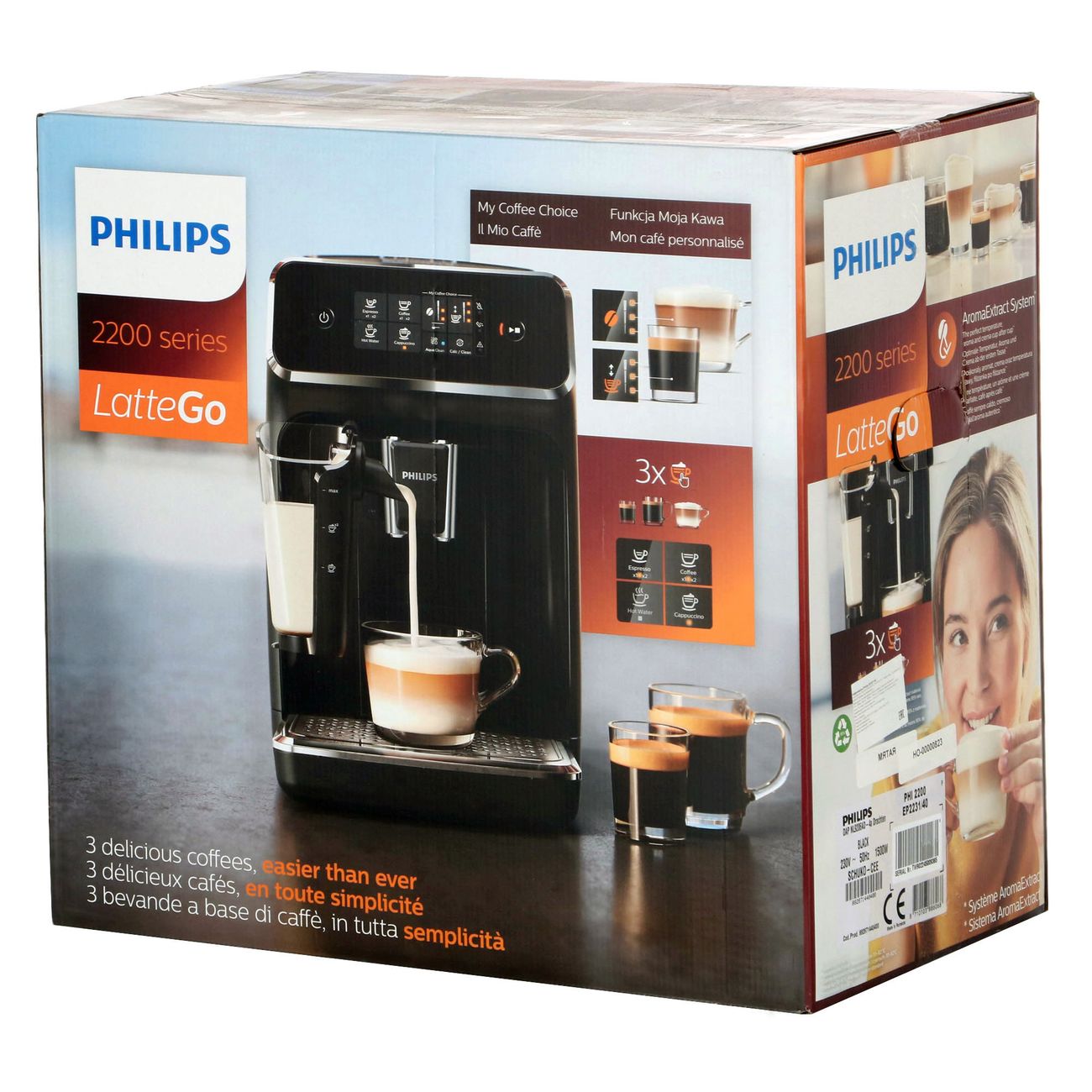 Купить Кофемашина Philips EP2231/40 в каталоге интернет магазина М.Видео по  выгодной цене с доставкой, отзывы, фотографии - Москва