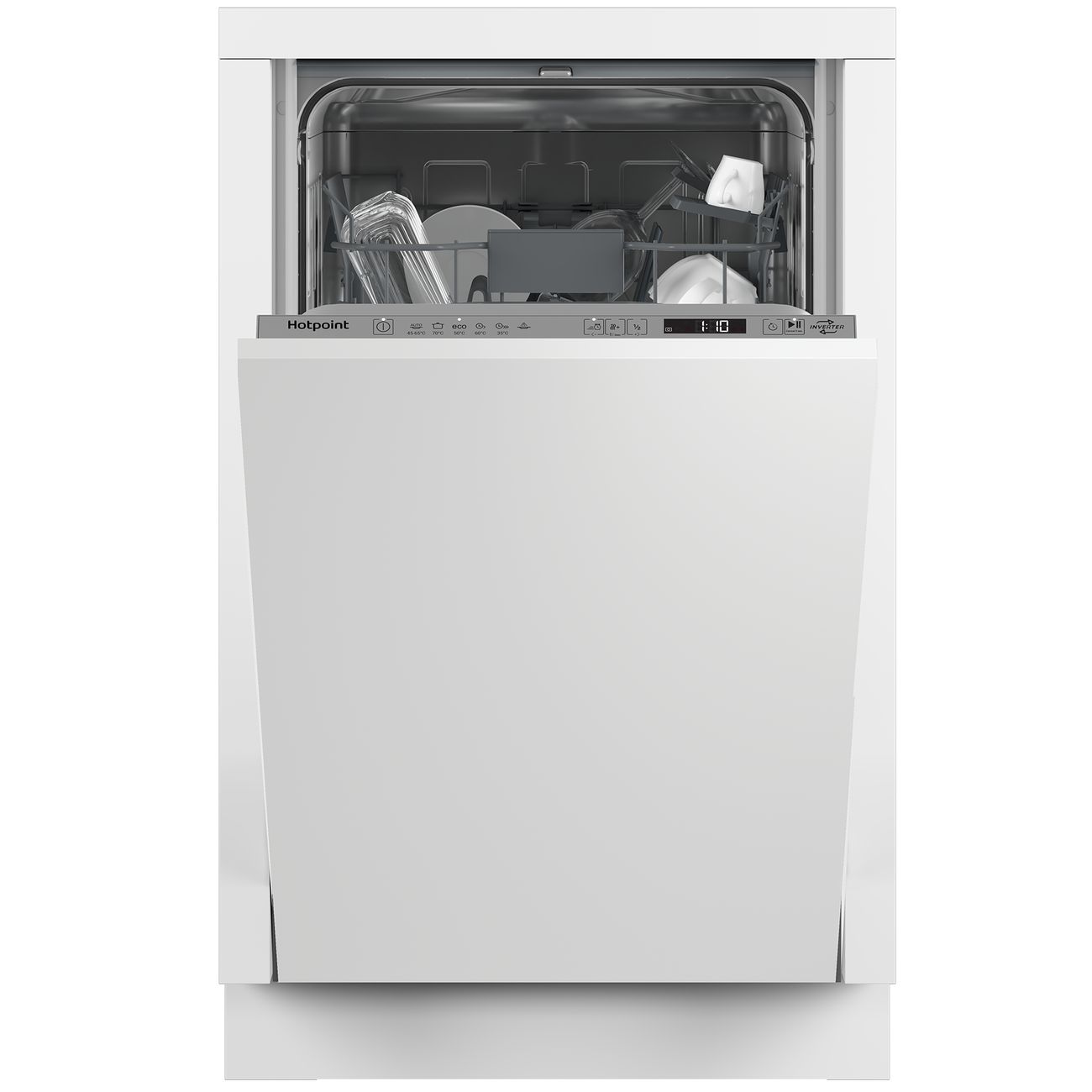 Встраиваемая посудомоечная машина 45 см Hotpoint HIS 1D67