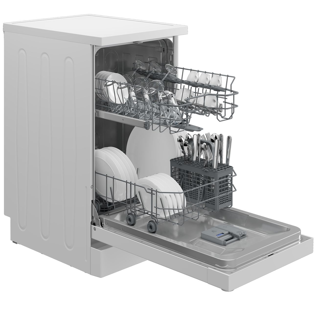 Купить Посудомоечная машина 45 см Indesit DFS 1A59 в каталоге интернет  магазина М.Видео по выгодной цене с доставкой, отзывы, фотографии - Москва