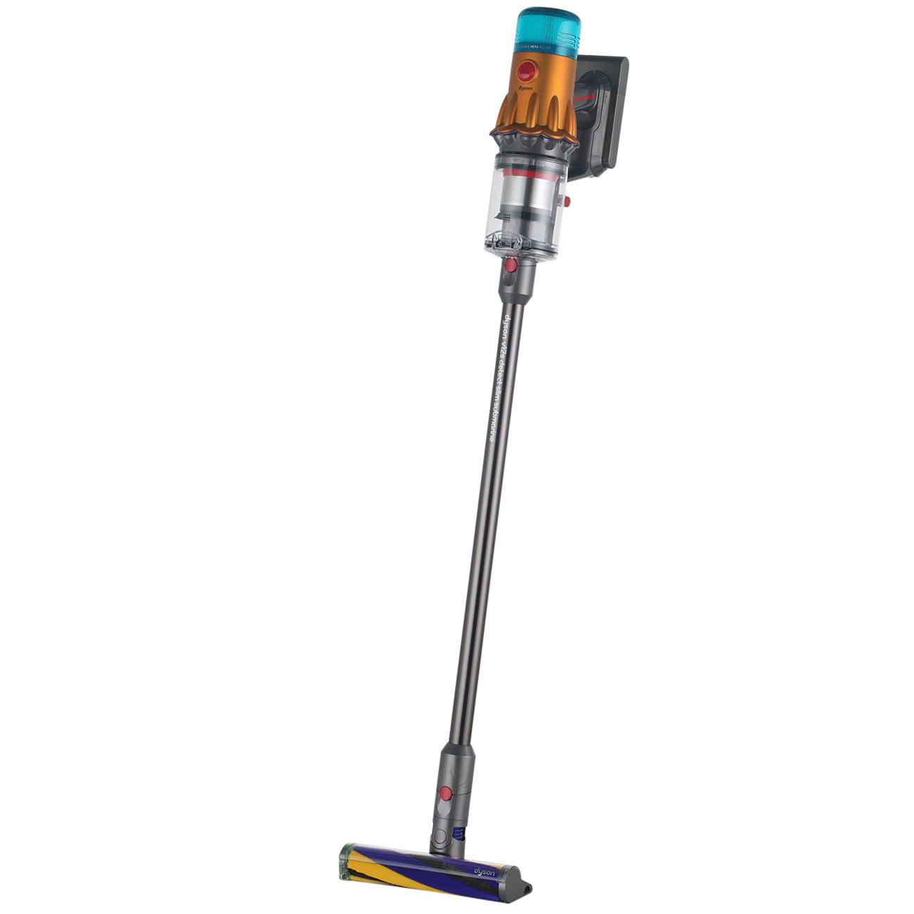 Купить Пылесос ручной (handstick) Dyson V12S Detect Slim Submarine  (448599-01) в каталоге интернет магазина М.Видео по выгодной цене с  доставкой, отзывы, фотографии - Москва