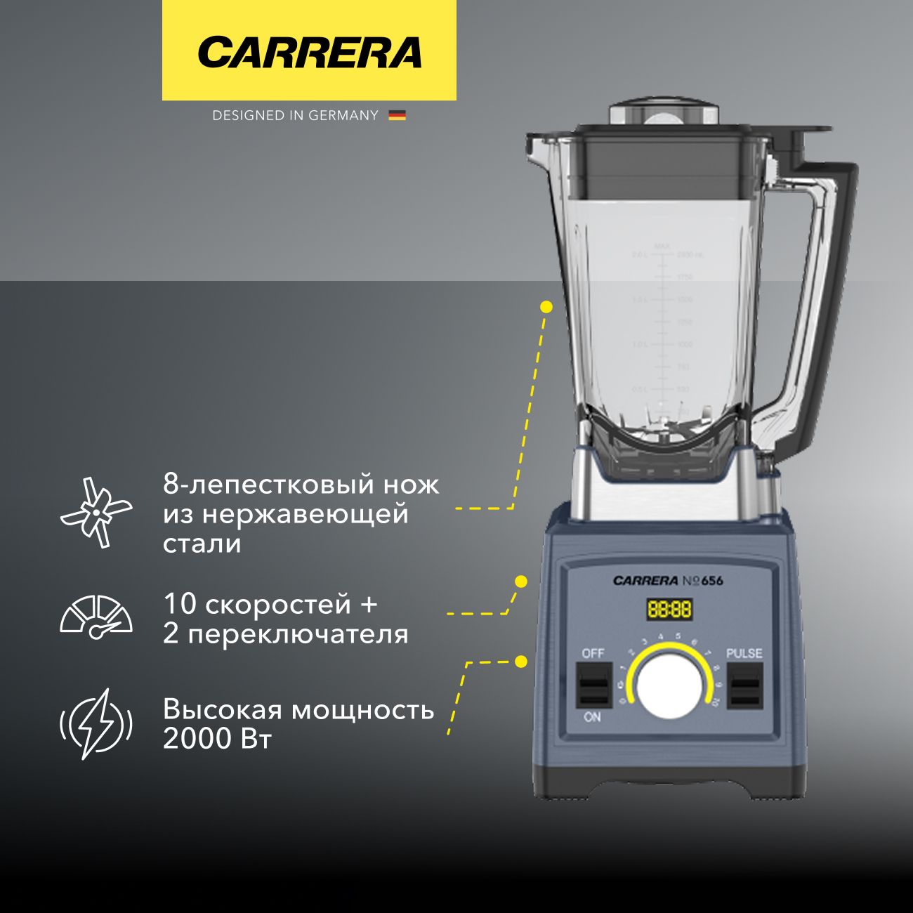 Блендер carrera 655