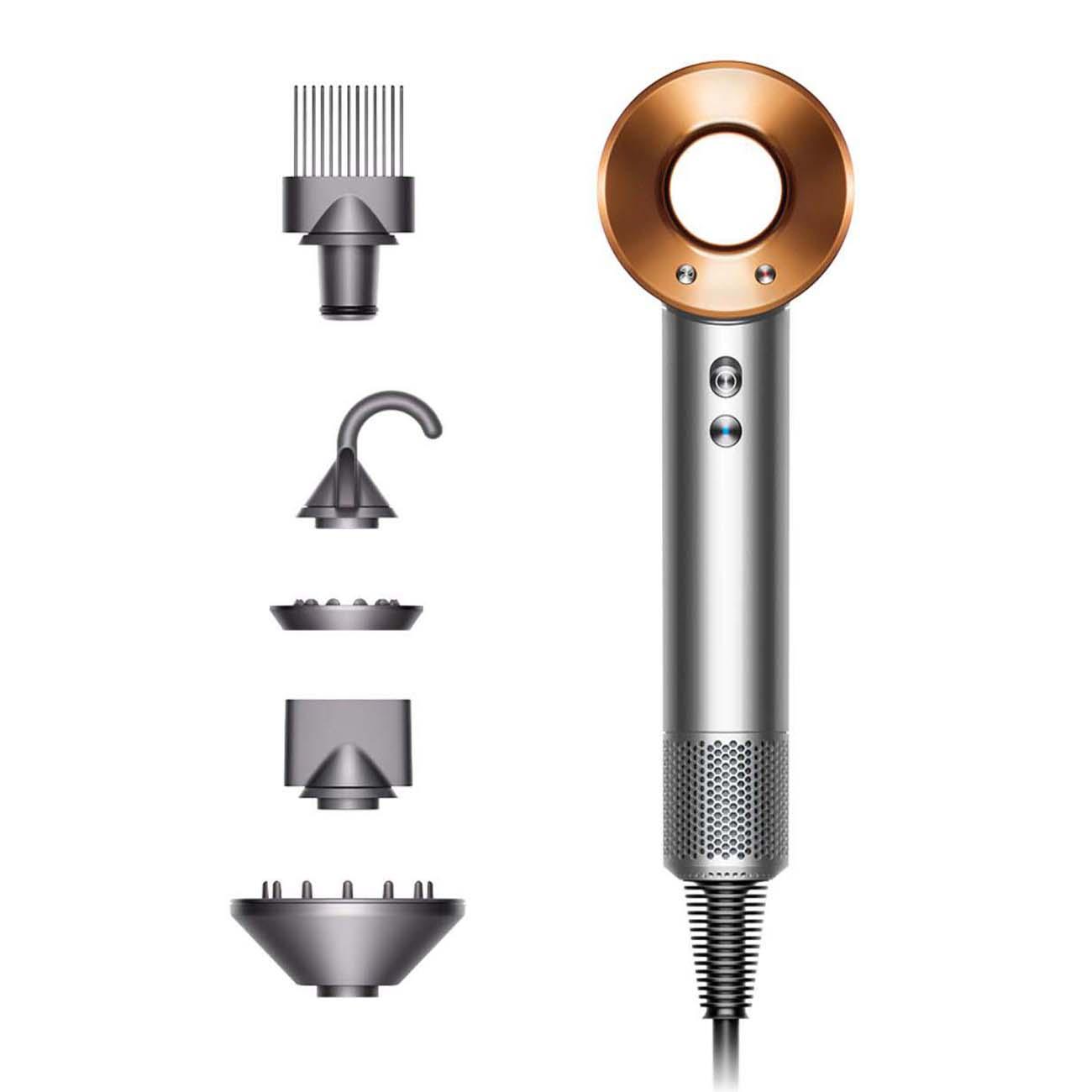 Изображение товара Восстановленный фен Dyson Supersonic HD07 яркий никель/медь, отличный