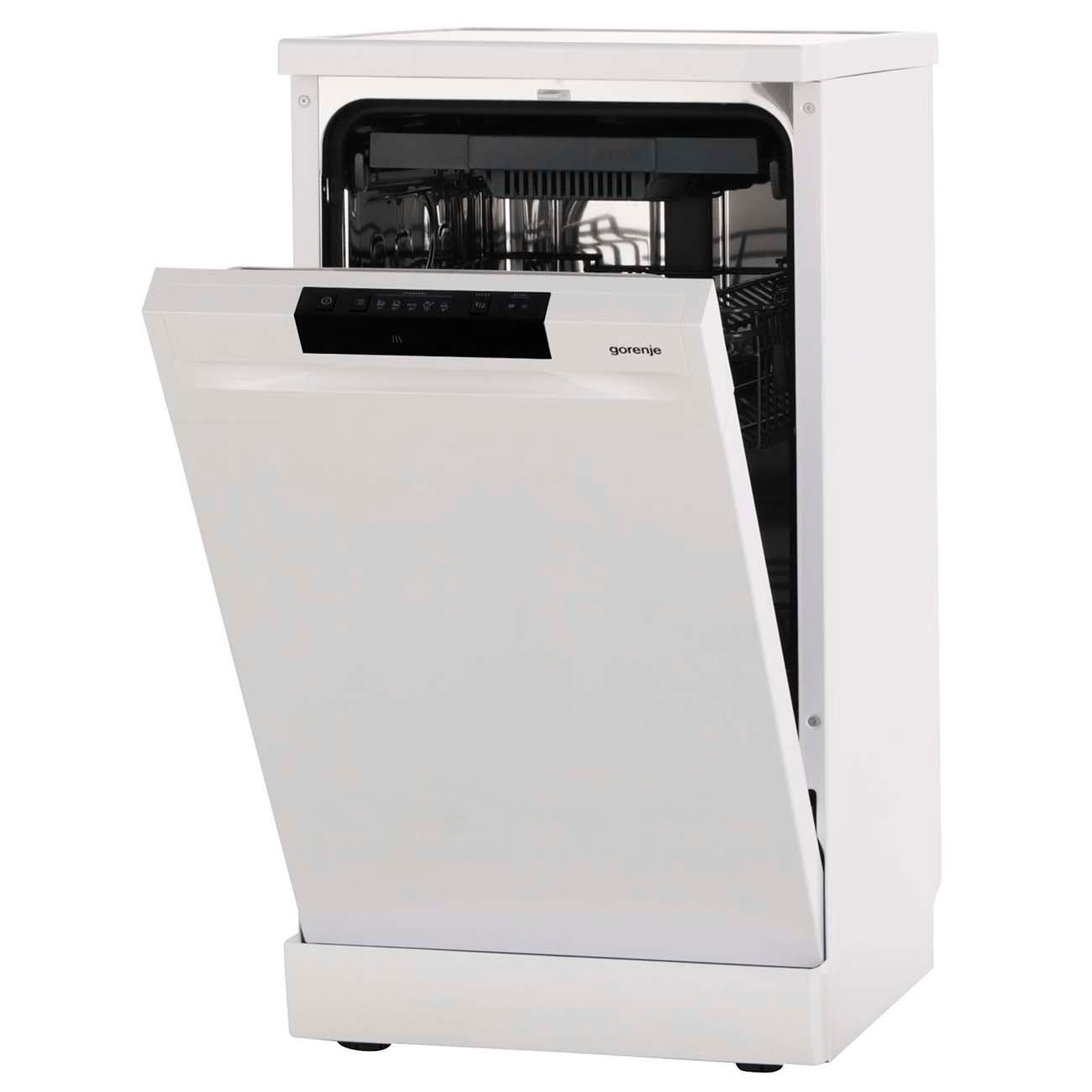 Изображение товара Посудомоечная машина Gorenje GS53010W узкая с 6 программами и защитой от протечек