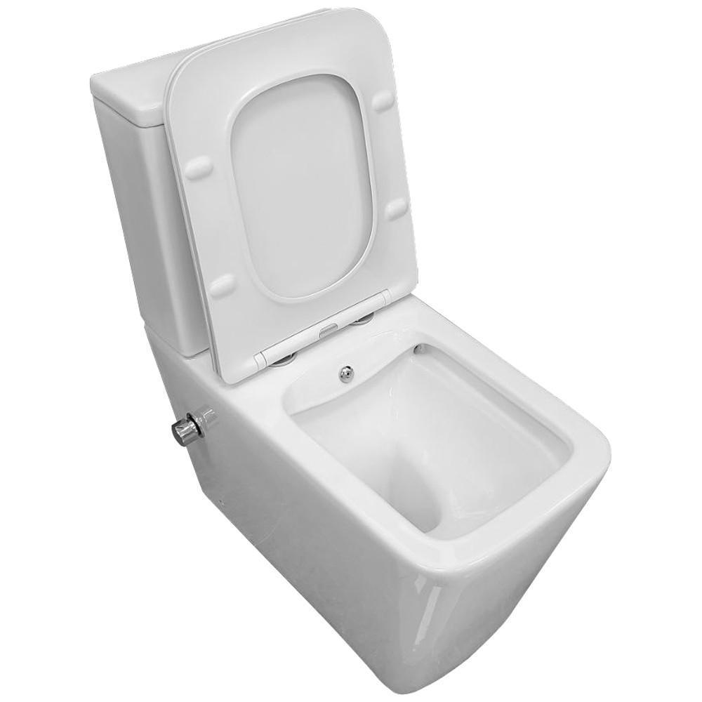 Изображение товара Унитаз Bloomix S-Line 5017SB безободковый с функцией биде и смесителем Изображение товара Унитаз Bloomix S-Line 5017SB безободковый с функцией биде и смесителем