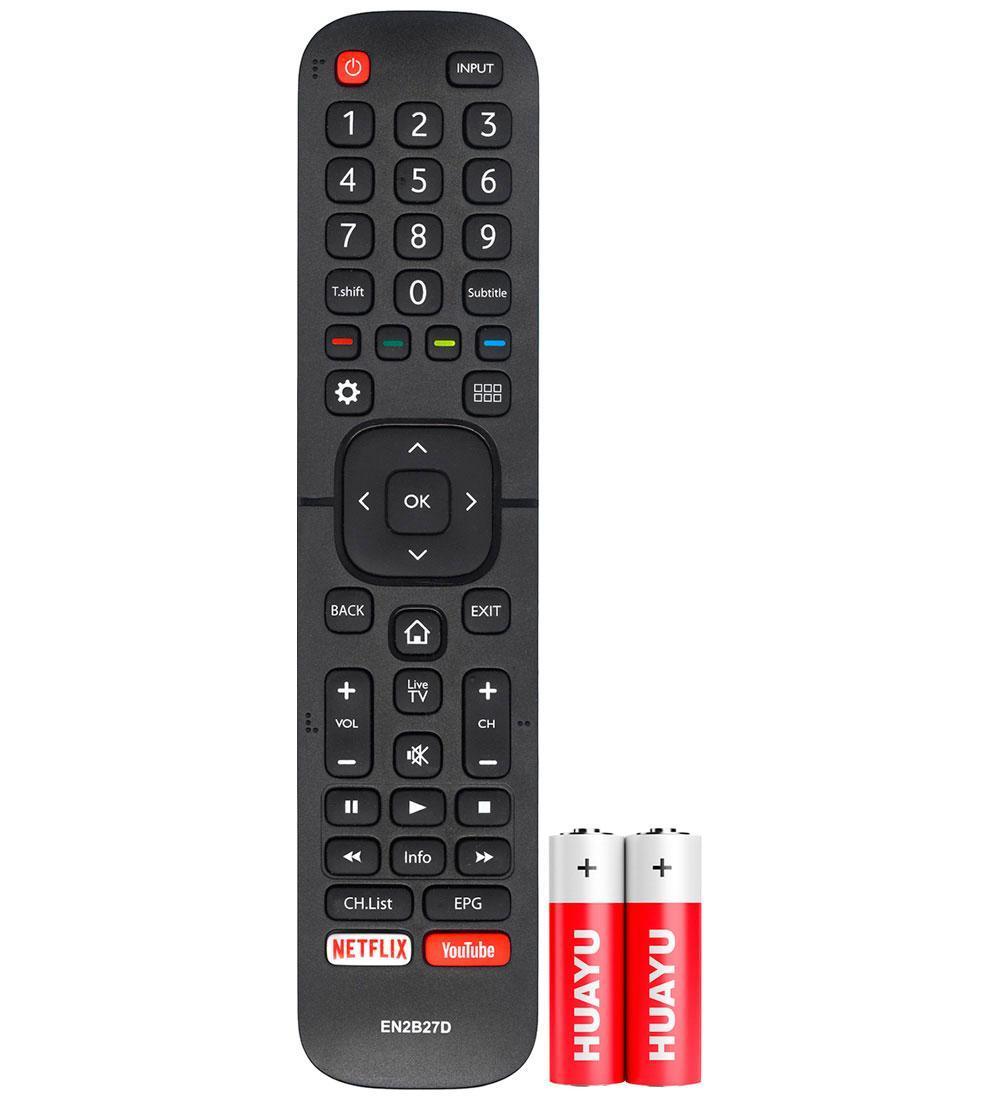 Изображение товара Пульт ДУ для ТВ, приставки ТВ, DVD-плеера Huayu EN2B27D для телевизора, DEXP, Hisense Изображение товара Пульт ДУ для ТВ, приставки ТВ, DVD-плеера Huayu EN2B27D для телевизора, DEXP, Hisense