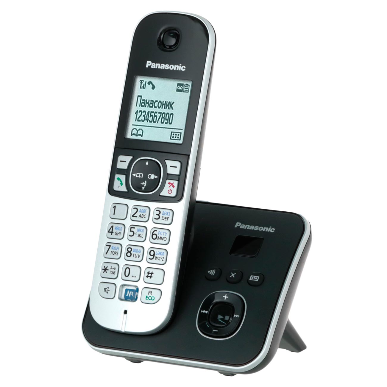 Телефон DECT Panasonic KX-TG6821RUB - отзывы покупателей и владельцев |  М.Видео - Москва