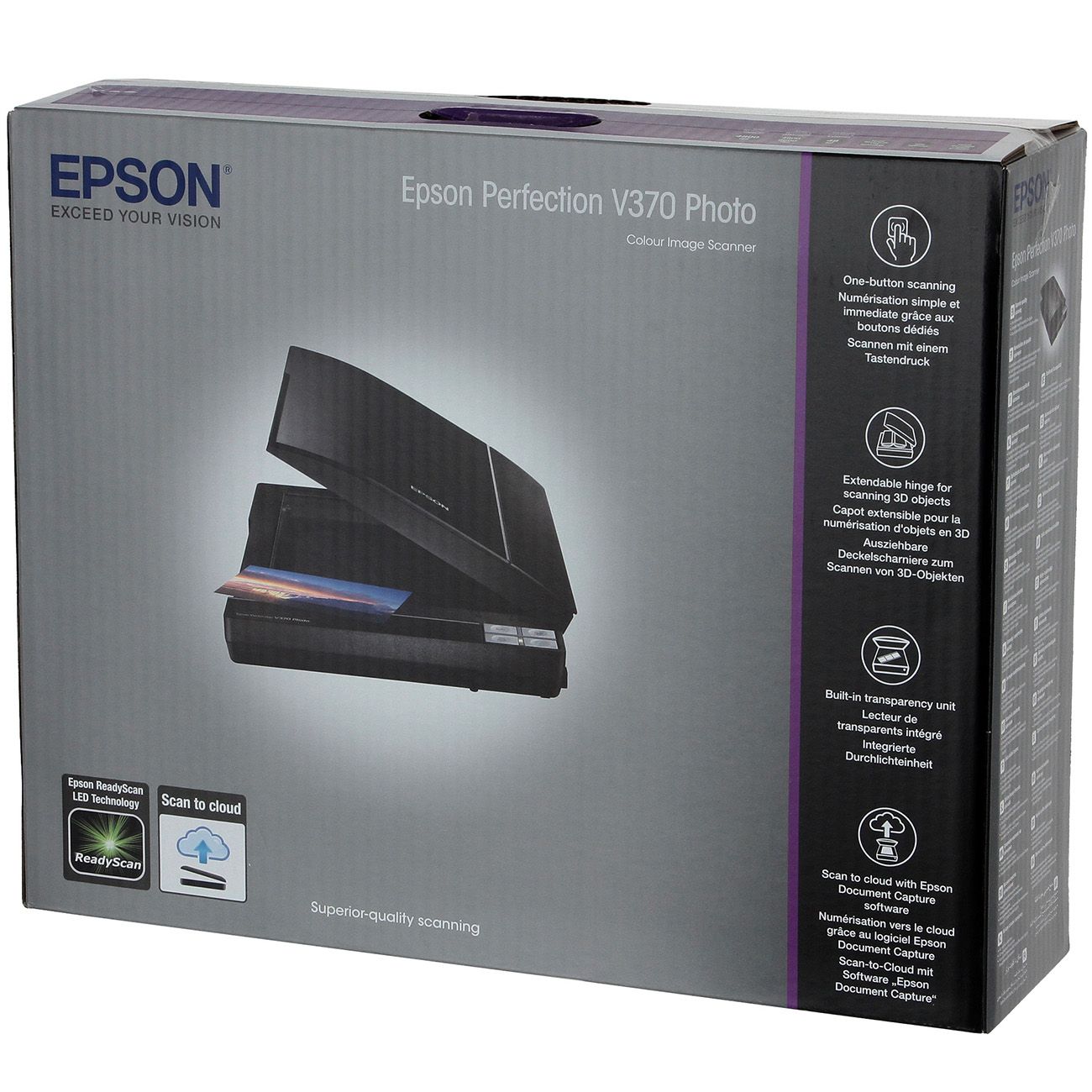 Купить Сканер Epson Perfection V370 в каталоге интернет магазина М.Видео по  выгодной цене с доставкой, отзывы, фотографии - Москва