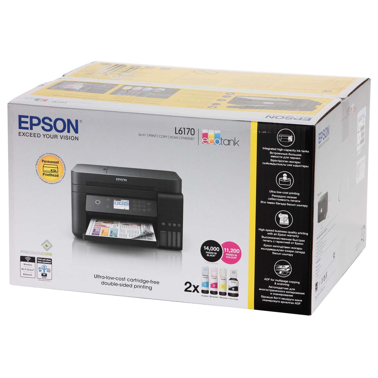 Купить Струйное МФУ Epson L6170 в каталоге интернет магазина М.Видео по  выгодной цене с доставкой, отзывы, фотографии - Москва