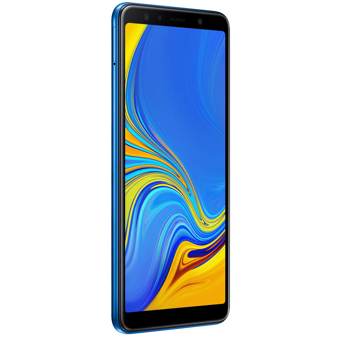 Смартфон Samsung Galaxy A7 64Gb Blue (SM-A750FN) - отзывы покупателей и  владельцев | М.Видео - Москва