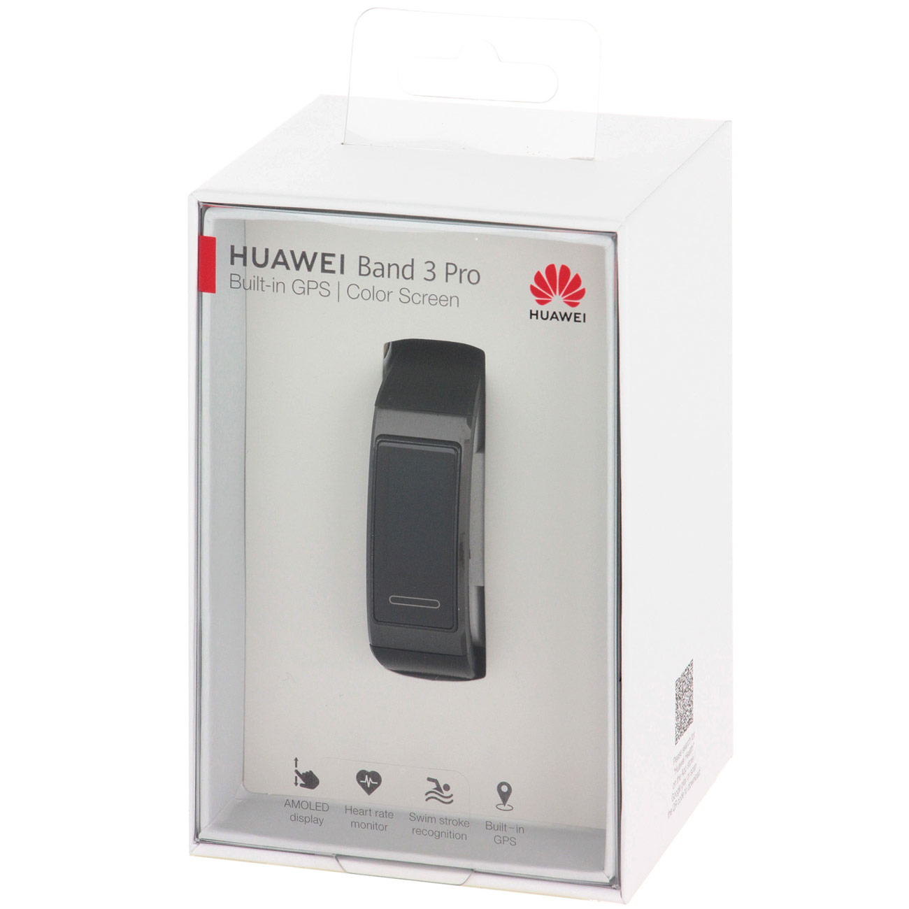 Купить Фитнес-браслет HUAWEI Band 3 Pro Volcanic Black (TER-B19) в каталоге  интернет магазина М.Видео по выгодной цене с доставкой, отзывы, фотографии  - Москва