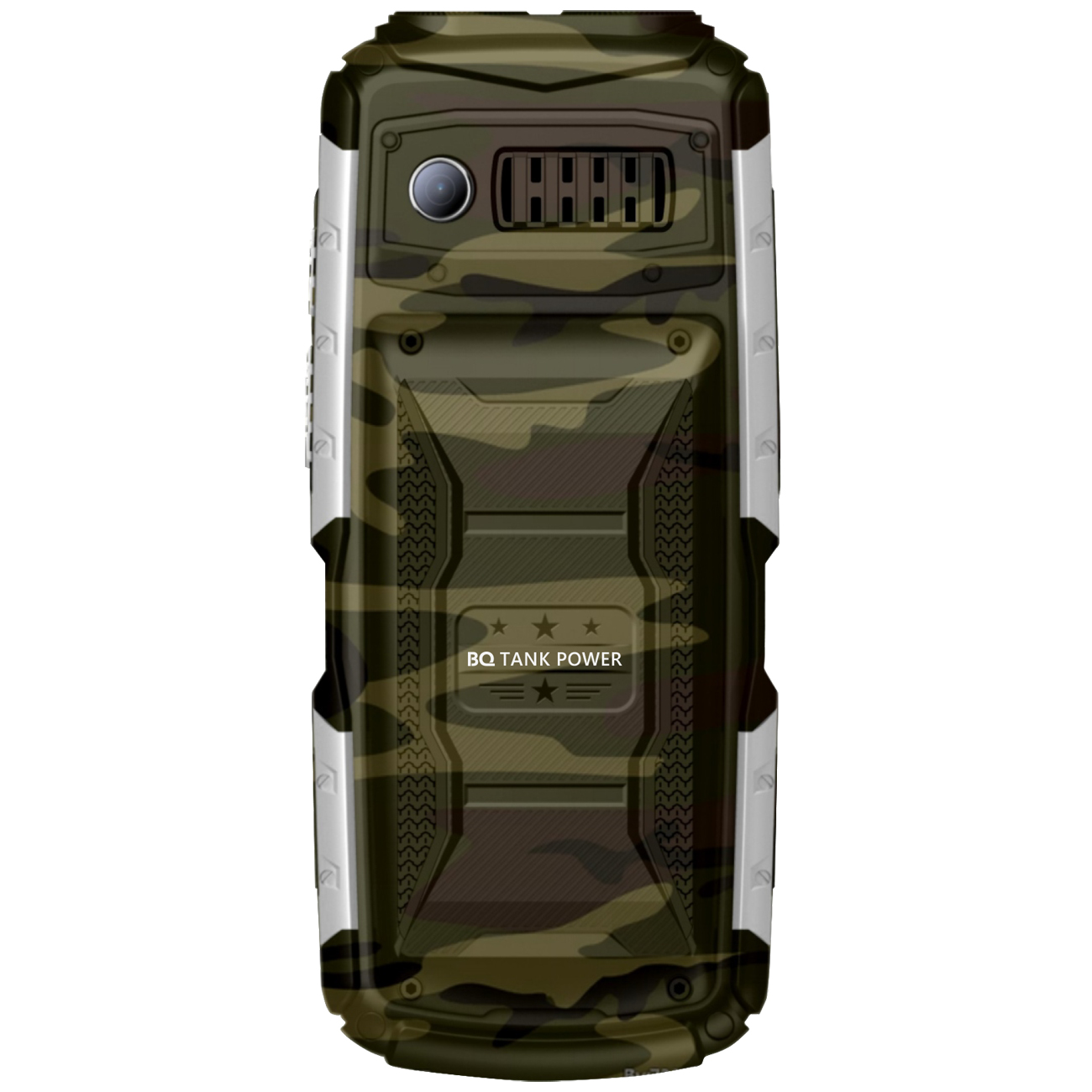 Купить Мобильный телефон BQ mobile BQ-2430 Tank Power Camouflage/Silver в  каталоге интернет магазина М.Видео по выгодной цене с доставкой, отзывы,  фотографии - Москва