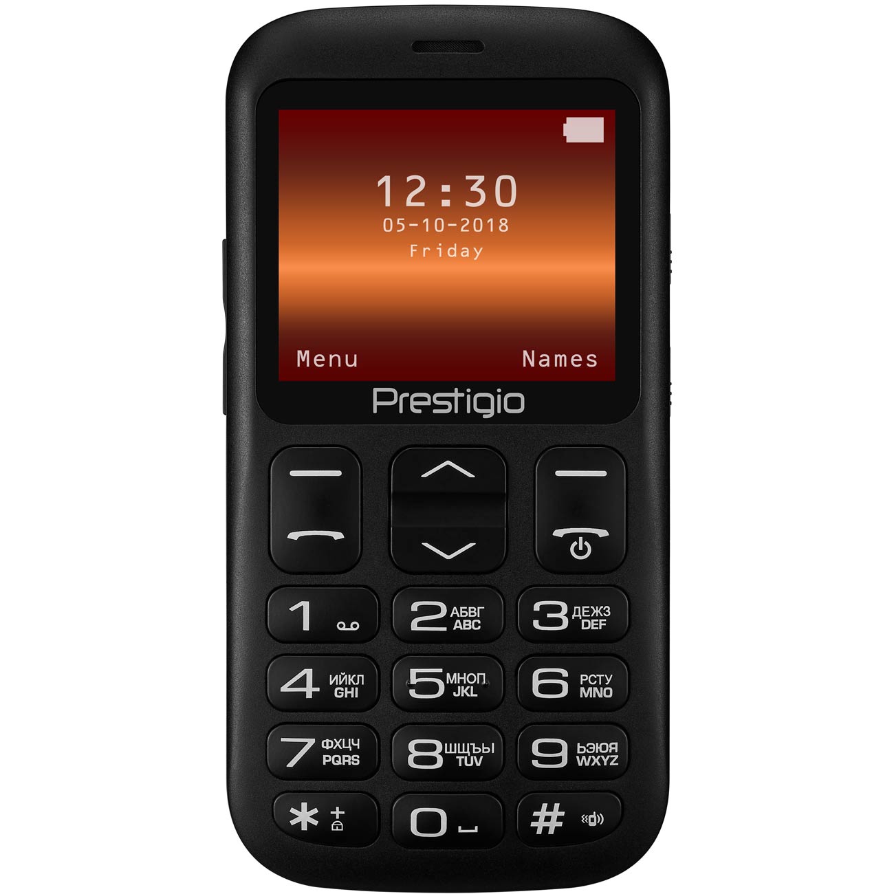 Купить Мобильный телефон Prestigio Muze L1 Black (PFP1220DUOBLACK) в  каталоге интернет магазина М.Видео по выгодной цене с доставкой, отзывы,  фотографии - Москва