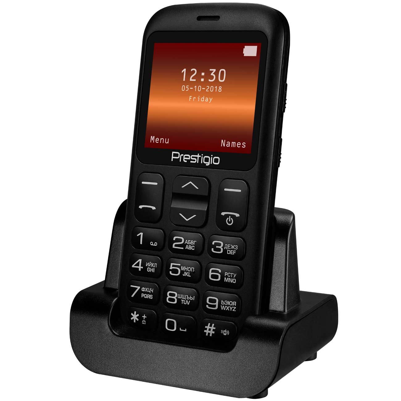 Купить Мобильный телефон Prestigio Muze L1 Black (PFP1220DUOBLACK) в  каталоге интернет магазина М.Видео по выгодной цене с доставкой, отзывы,  фотографии - Москва