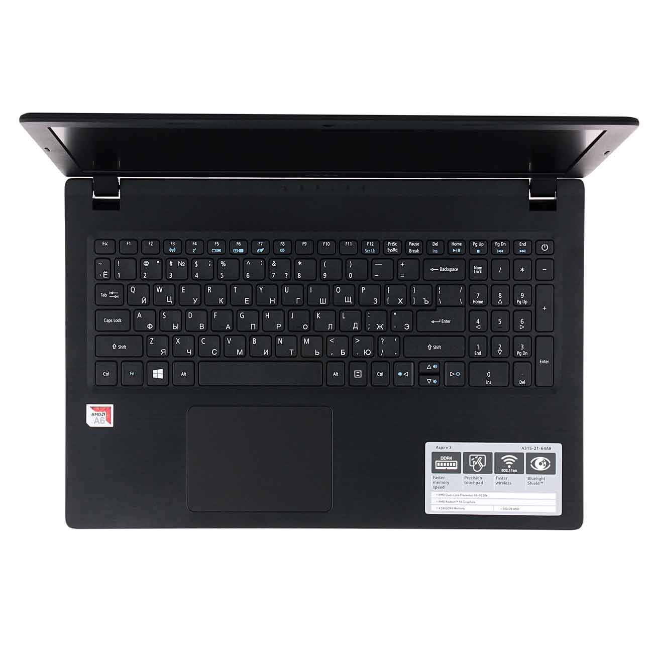 Характеристики Acer ASPIRE 3 A315-21 - Notebookov.RU