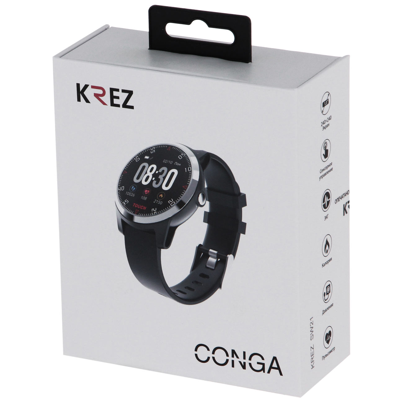 Смарт-часы KREZ Conga SW21 Black