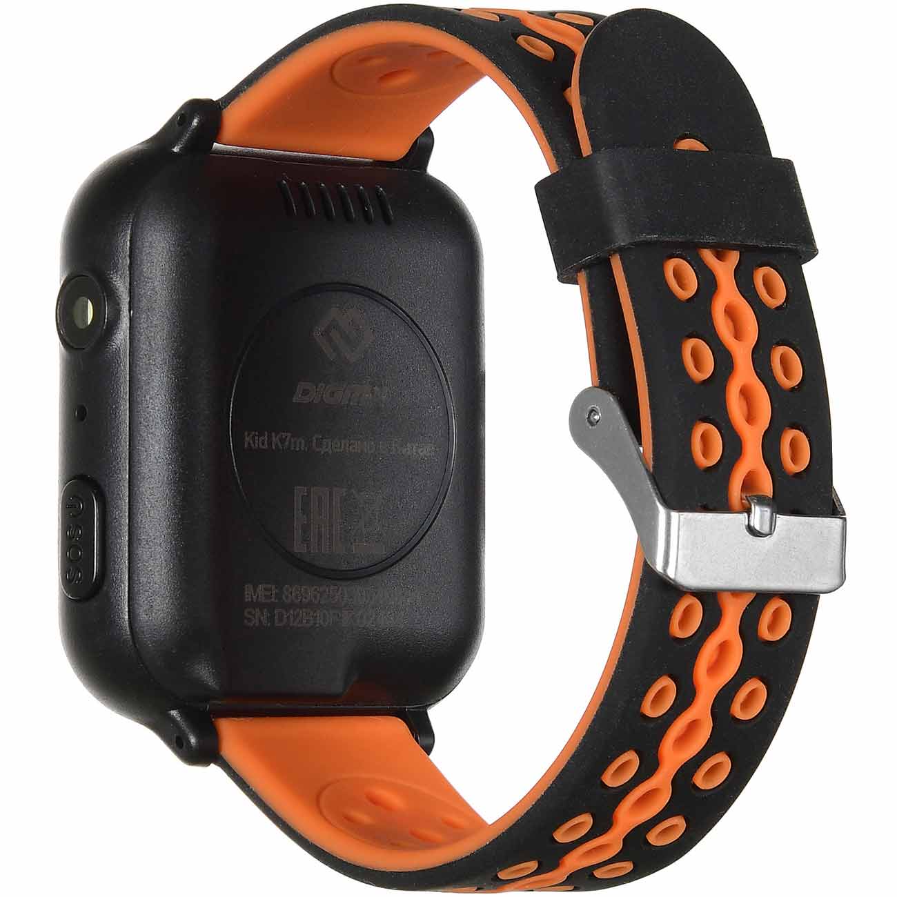 Купить Часы с GPS трекером Digma Kid K7m Black/Orange в каталоге интернет  магазина М.Видео по выгодной цене с доставкой, отзывы, фотографии - Москва