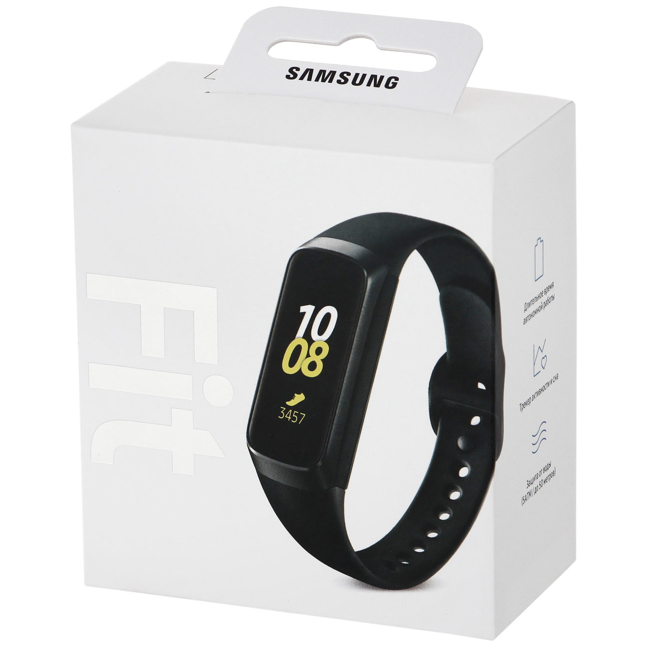 Купить Фитнес-браслет Samsung Galaxy Fit SM-R370 Black в каталоге интернет  магазина М.Видео по выгодной цене с доставкой, отзывы, фотографии - Москва