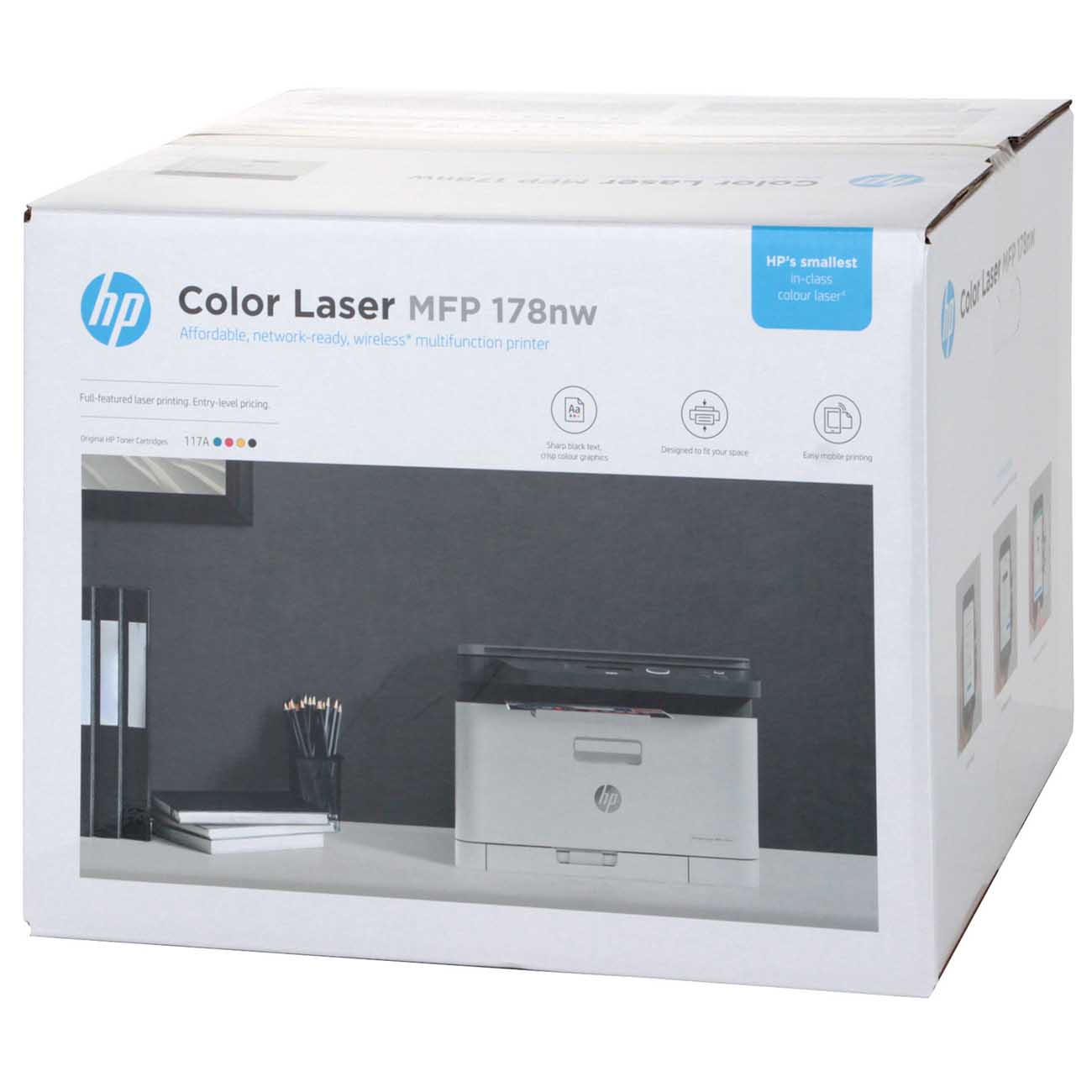 Купить Лазерное МФУ (цветное) HP Color Laser 178nw 4ZB96A в каталоге  интернет магазина М.Видео по выгодной цене с доставкой, отзывы, фотографии  - Москва