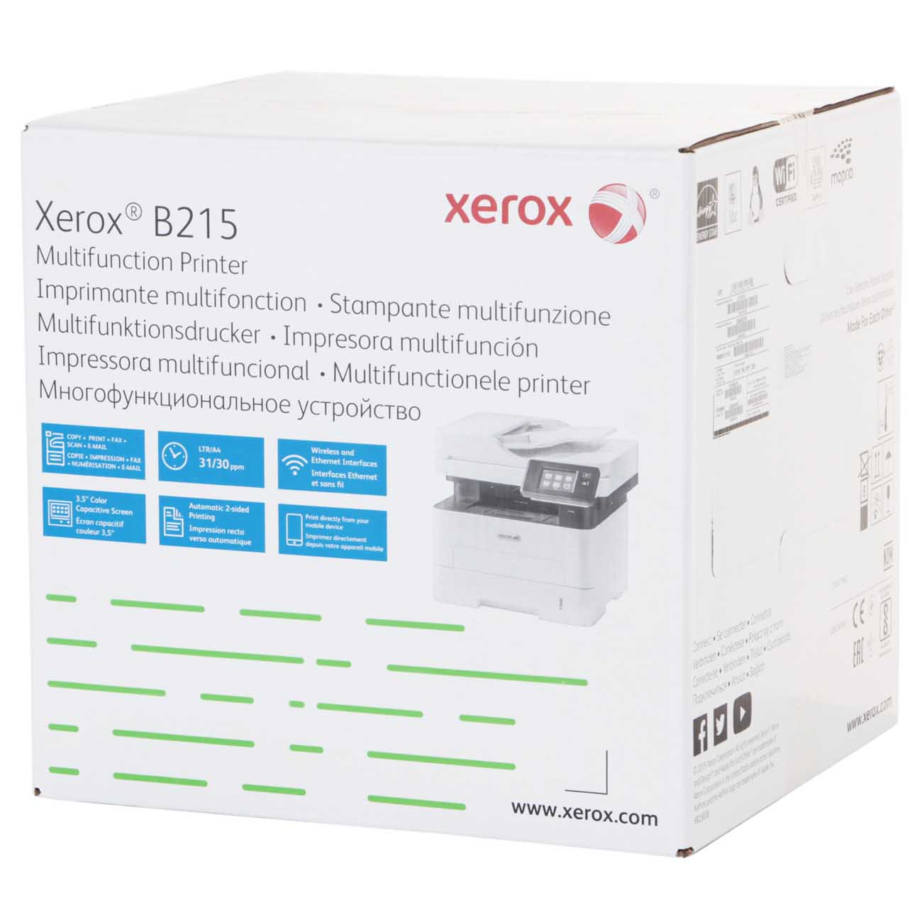 Купить Лазерное МФУ Xerox B215VDNI в каталоге интернет магазина М.Видео по  выгодной цене с доставкой, отзывы, фотографии - Москва