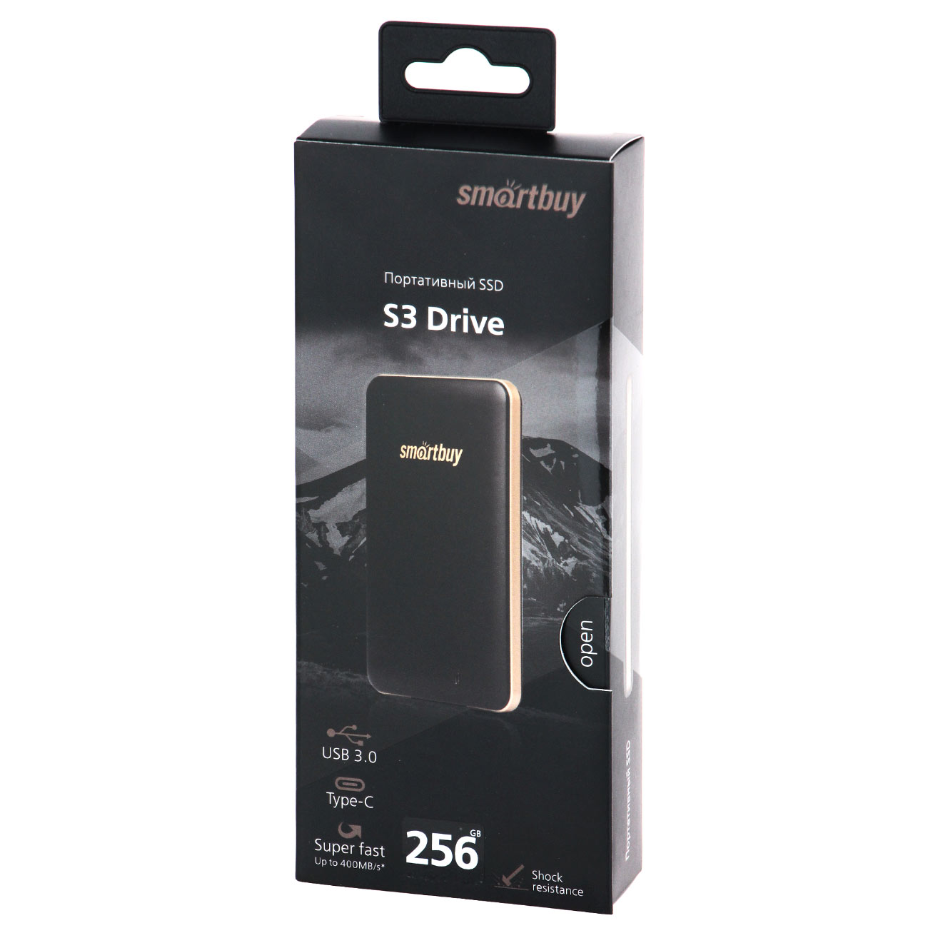 Купить Внешний диск SSD Smartbuy 256GB S3 Drive Black в каталоге интернет  магазина М.Видео по выгодной цене с доставкой, отзывы, фотографии - Москва