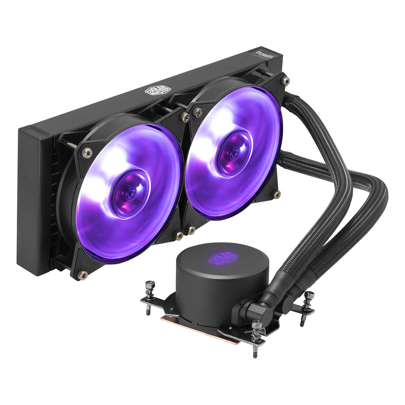 Жидкостная система охлаждения rgb. Cooler Master MASTERLIQUID 240. Кулер для процессора Cooler Master MASTERLIQUID 240. L240 a-RGB. Кулер для процессора Cooler Master MASTERLIQUID ml240l RGB.