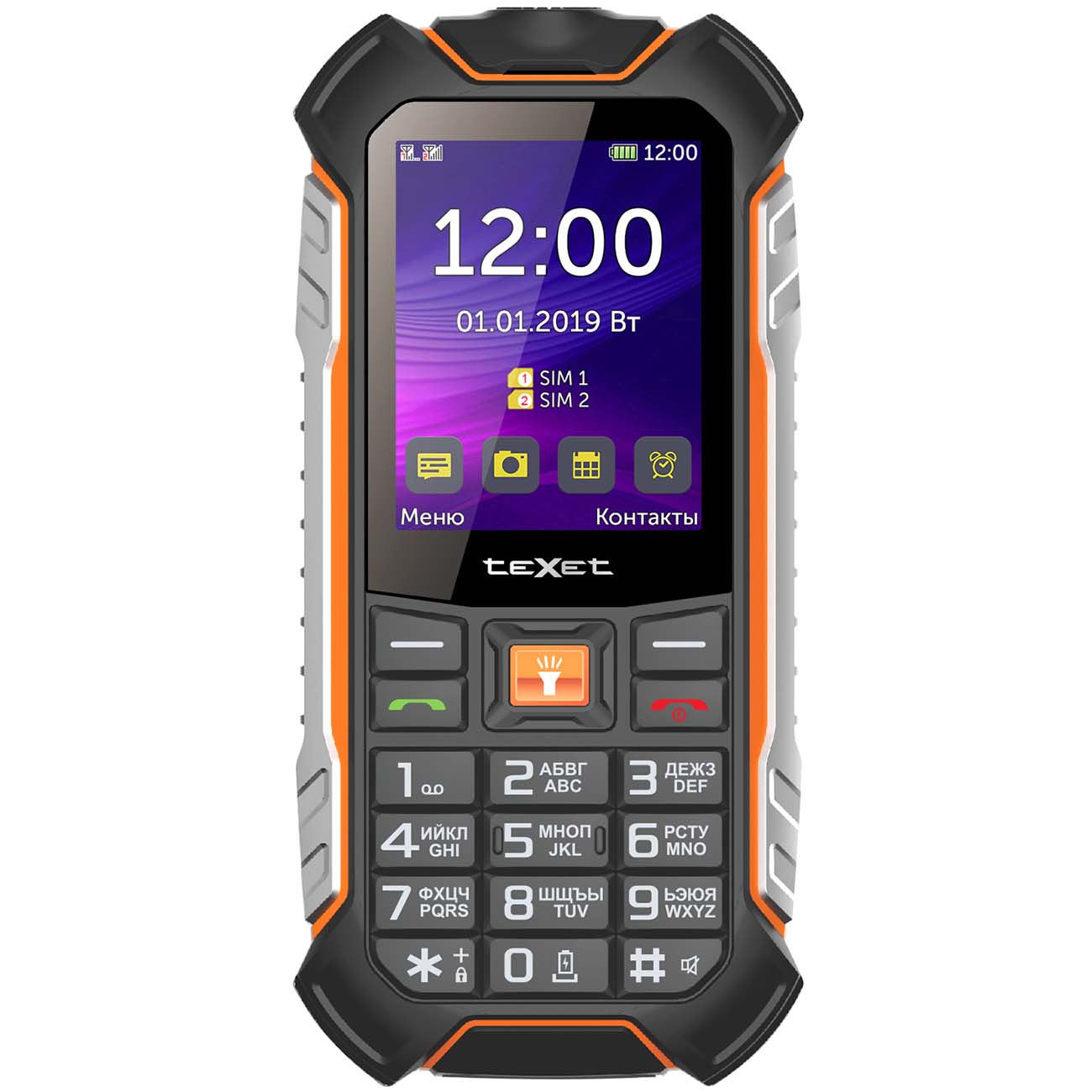 телефон texet tm 530r черный (88) фото