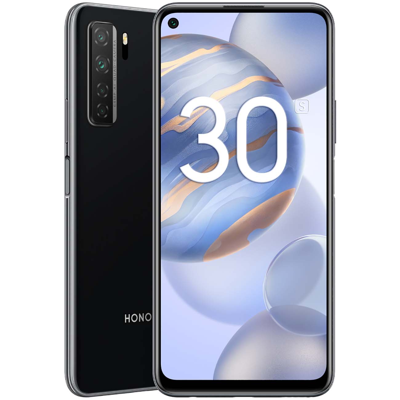 Купить Смартфон HONOR 30S 128Gb Midnight Black в каталоге интернет магазина  М.Видео по выгодной цене с доставкой, отзывы, фотографии - Москва