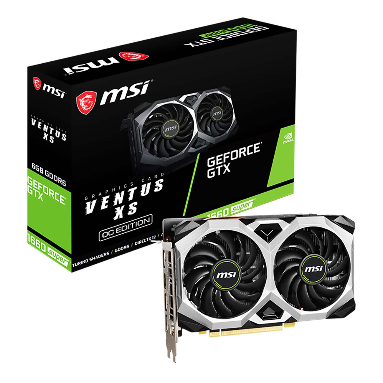 Купить Видеокарта MSI GeForce GTX 1660 SUPER VENTUS XS OC 6GB в каталоге  интернет магазина М.Видео по выгодной цене с доставкой, отзывы, фотографии  - Москва