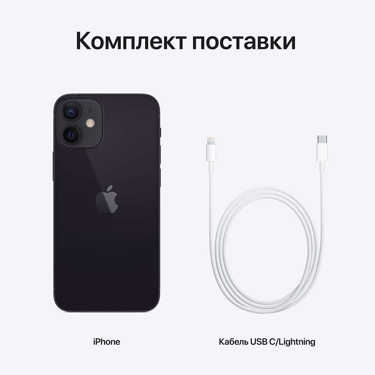 Смартфон Apple iPhone 12 mini 256GB nanoSim/eSim Black (MGE93RU/A)