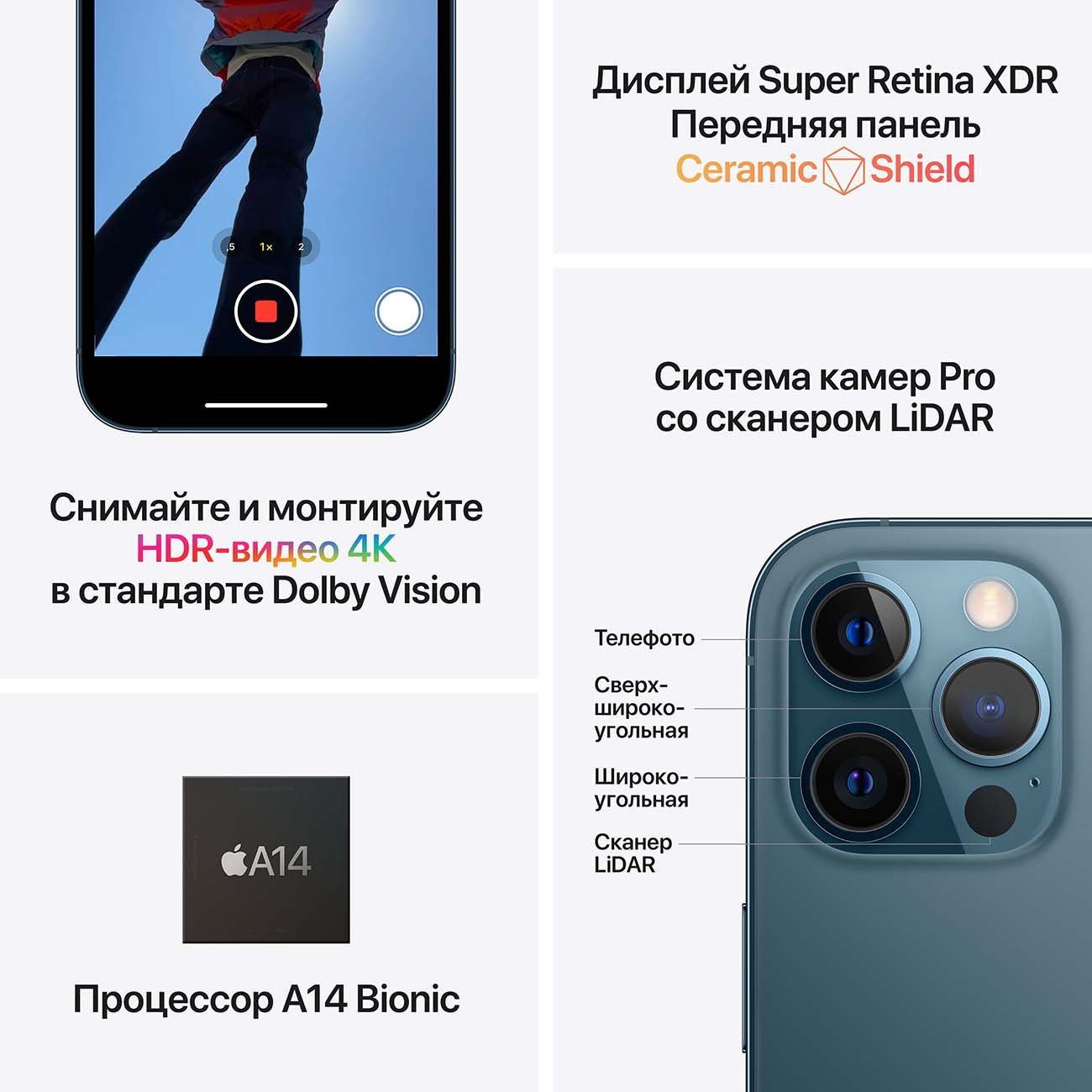 Купить Смартфон Apple iPhone 12 Pro 128GB nanoSim/eSim Graphite в каталоге  интернет магазина М.Видео по выгодной цене с доставкой, отзывы, фотографии  - Москва