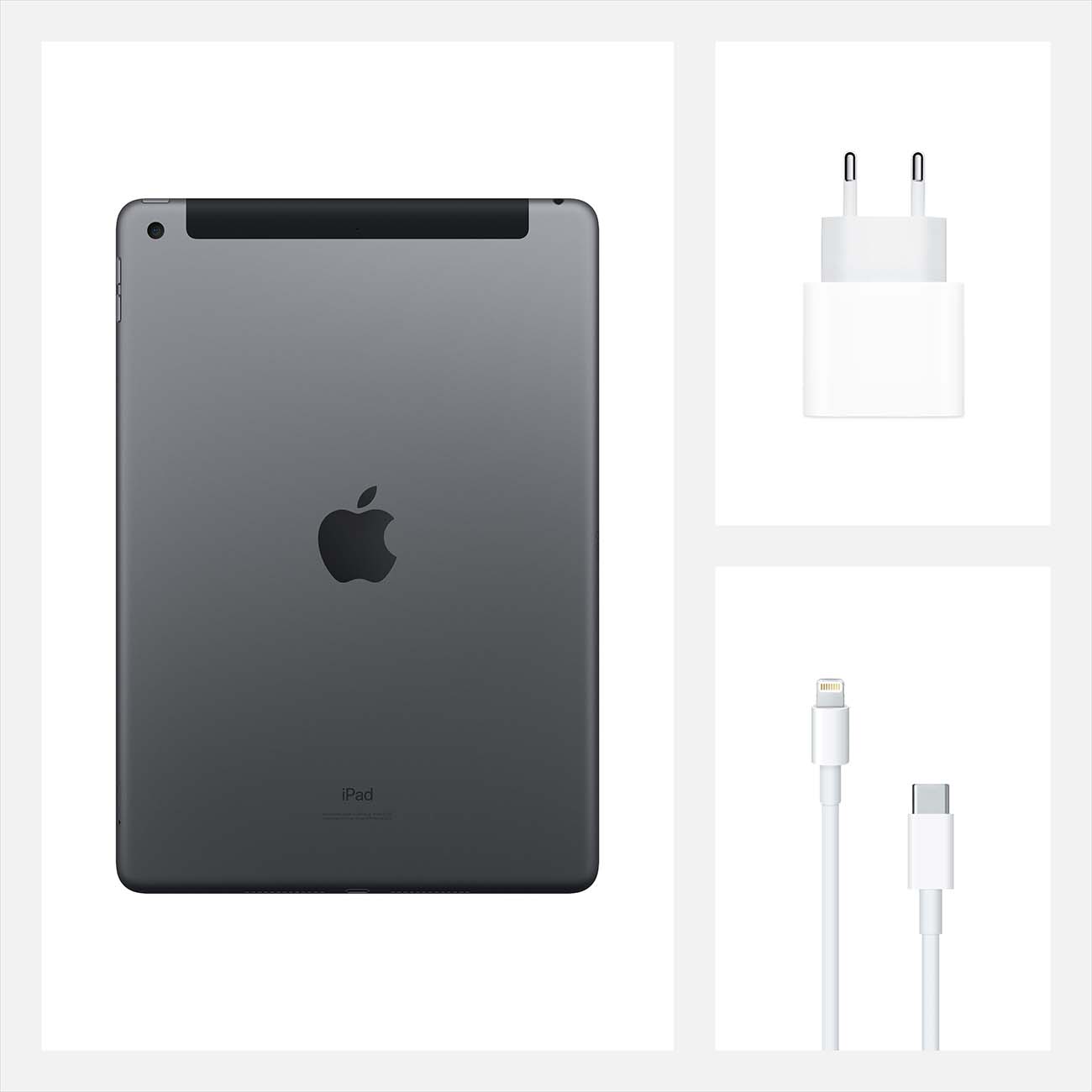 Купить Планшет Apple iPad 10.2 Wi-Fi+Cellular 32GB Space Grey (MYMH2RU/A) в  каталоге интернет магазина М.Видео по выгодной цене с доставкой, отзывы,  фотографии - Москва