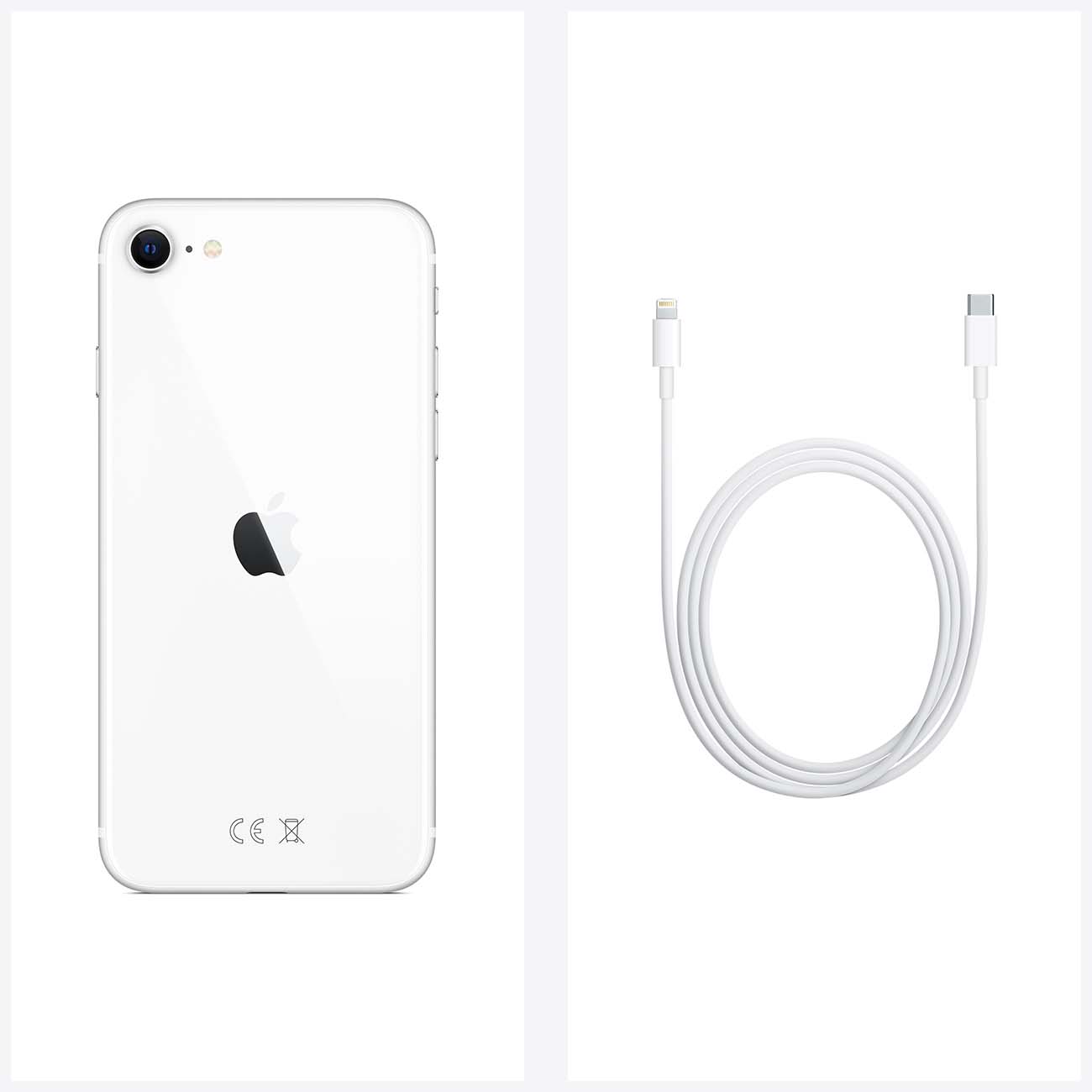 Купить Смартфон Apple iPhone SE 64GB nanoSim/eSim White (MHGQ3RU/A) в  каталоге интернет магазина М.Видео по выгодной цене с доставкой, отзывы,  фотографии - Москва