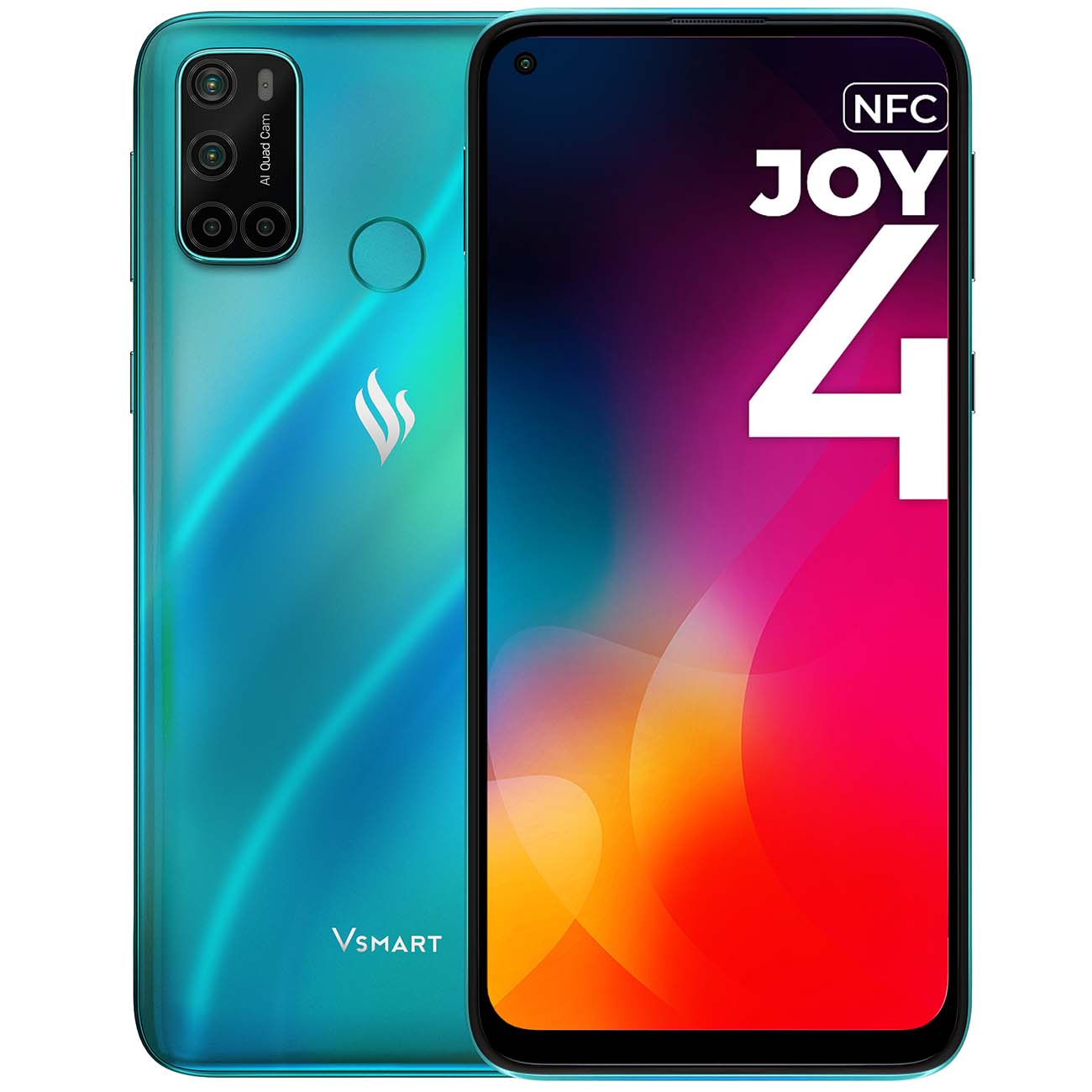 Купить Смартфон Vsmart Joy 4 3+64GB Turquoise (V441E) в каталоге интернет  магазина М.Видео по выгодной цене с доставкой, отзывы, фотографии - Москва