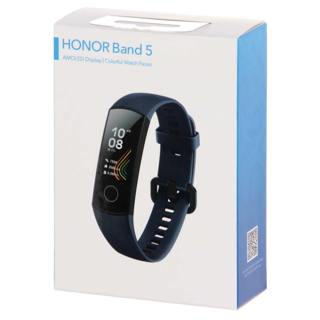 Купить Фитнес-браслет HONOR Band 5 Midnight Navy (CRS-B39S) в каталоге  интернет магазина М.Видео по выгодной цене с доставкой, отзывы, фотографии  - Москва