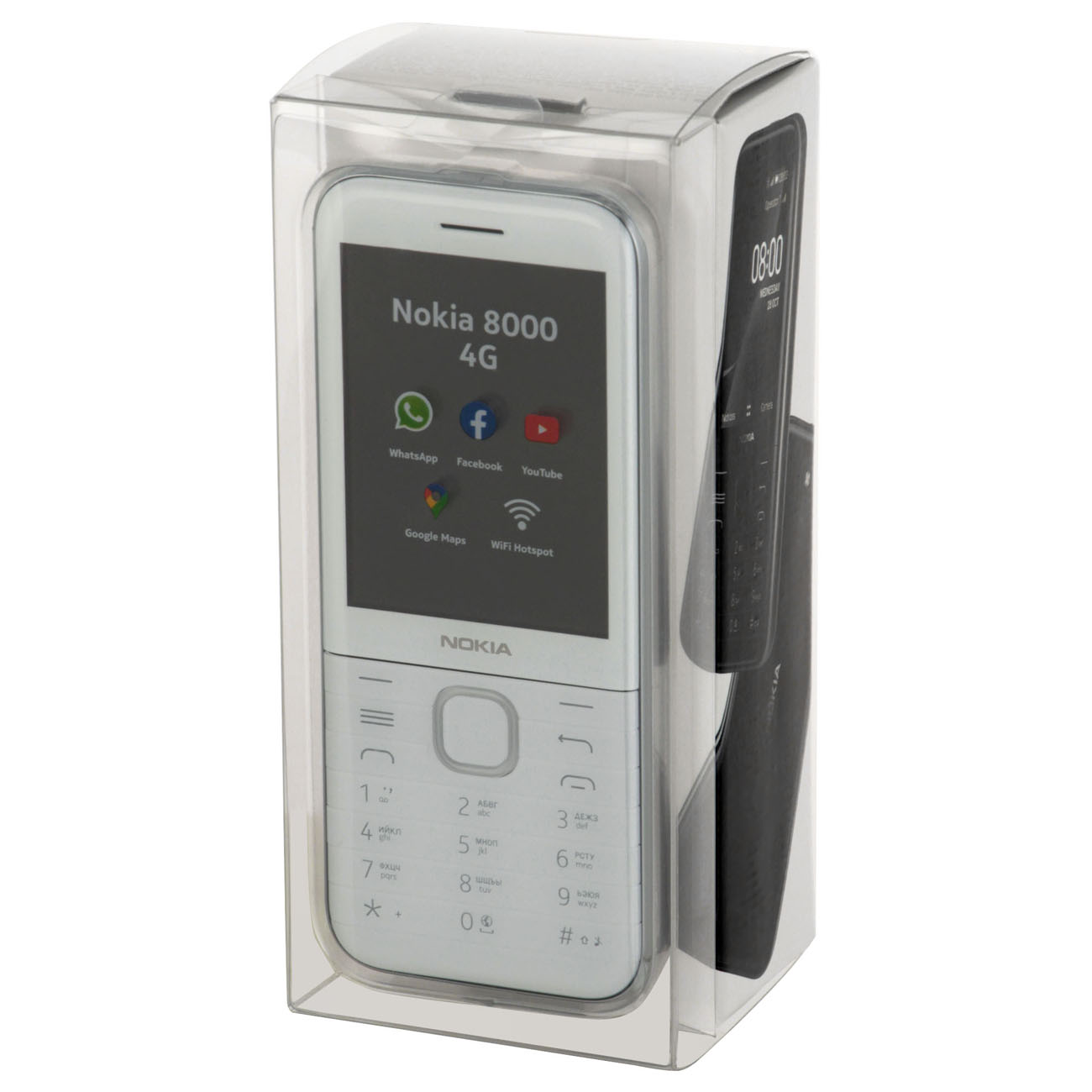 Купить Мобильный телефон Nokia 8000 4G DS White (TA-1303) в каталоге  интернет магазина М.Видео по выгодной цене с доставкой, отзывы, фотографии  - Москва