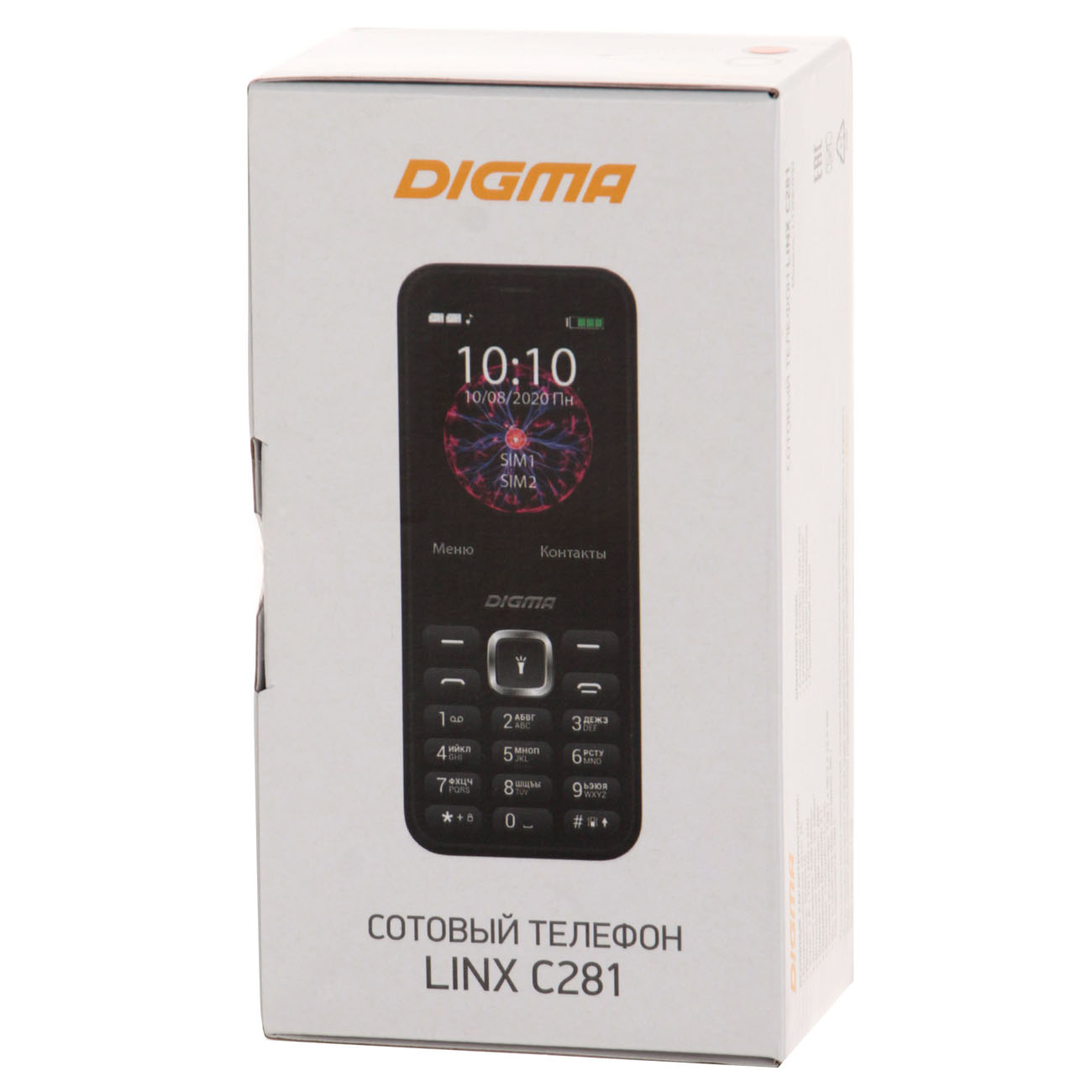 Купить Мобильный телефон Digma Linx C281 Black (LT2067PM) в каталоге  интернет магазина М.Видео по выгодной цене с доставкой, отзывы, фотографии  - Москва