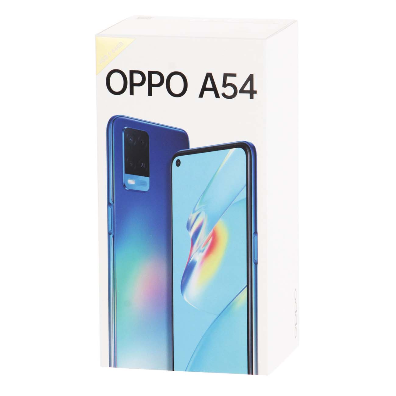 Купить Смартфон OPPO A54 4+64GB Blue (CPH2239) в каталоге интернет магазина  М.Видео по выгодной цене с доставкой, отзывы, фотографии - Москва