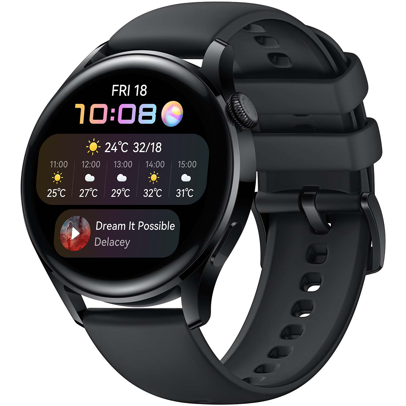 Купить Смарт-часы HUAWEI Watch 3 Black (GLL-AL04) в каталоге интернет  магазина М.Видео по выгодной цене с доставкой, отзывы, фотографии - Москва