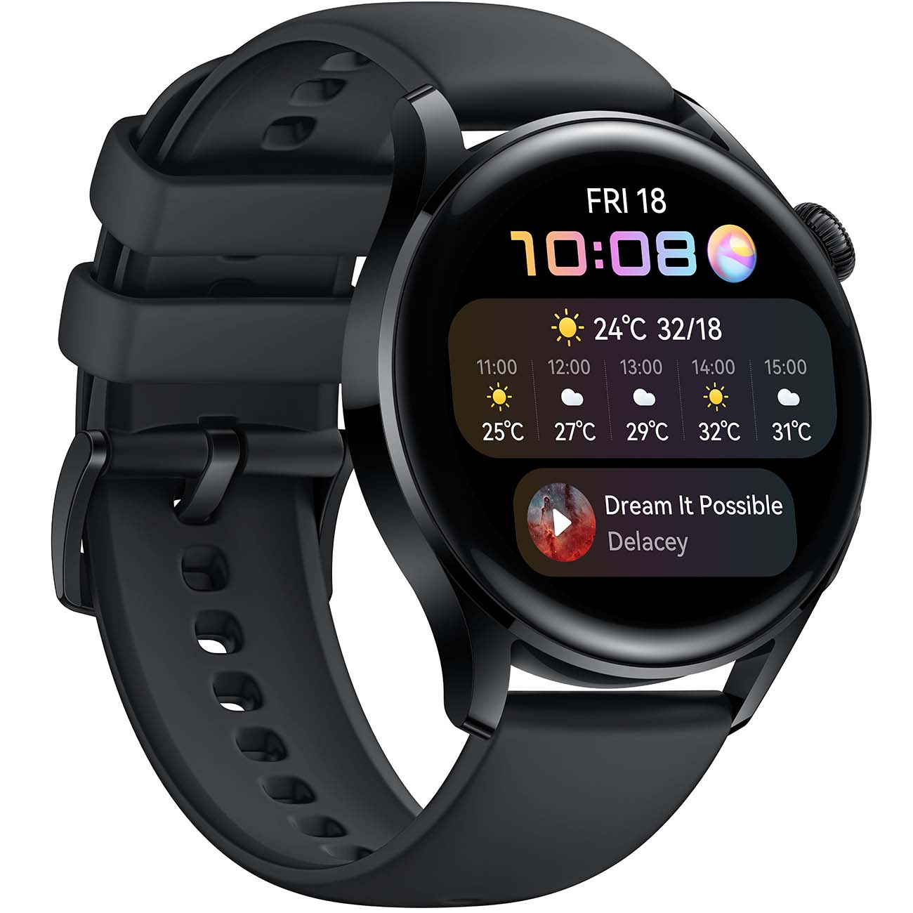 Купить Смарт-часы HUAWEI Watch 3 Black (GLL-AL04) в каталоге интернет  магазина М.Видео по выгодной цене с доставкой, отзывы, фотографии - Москва