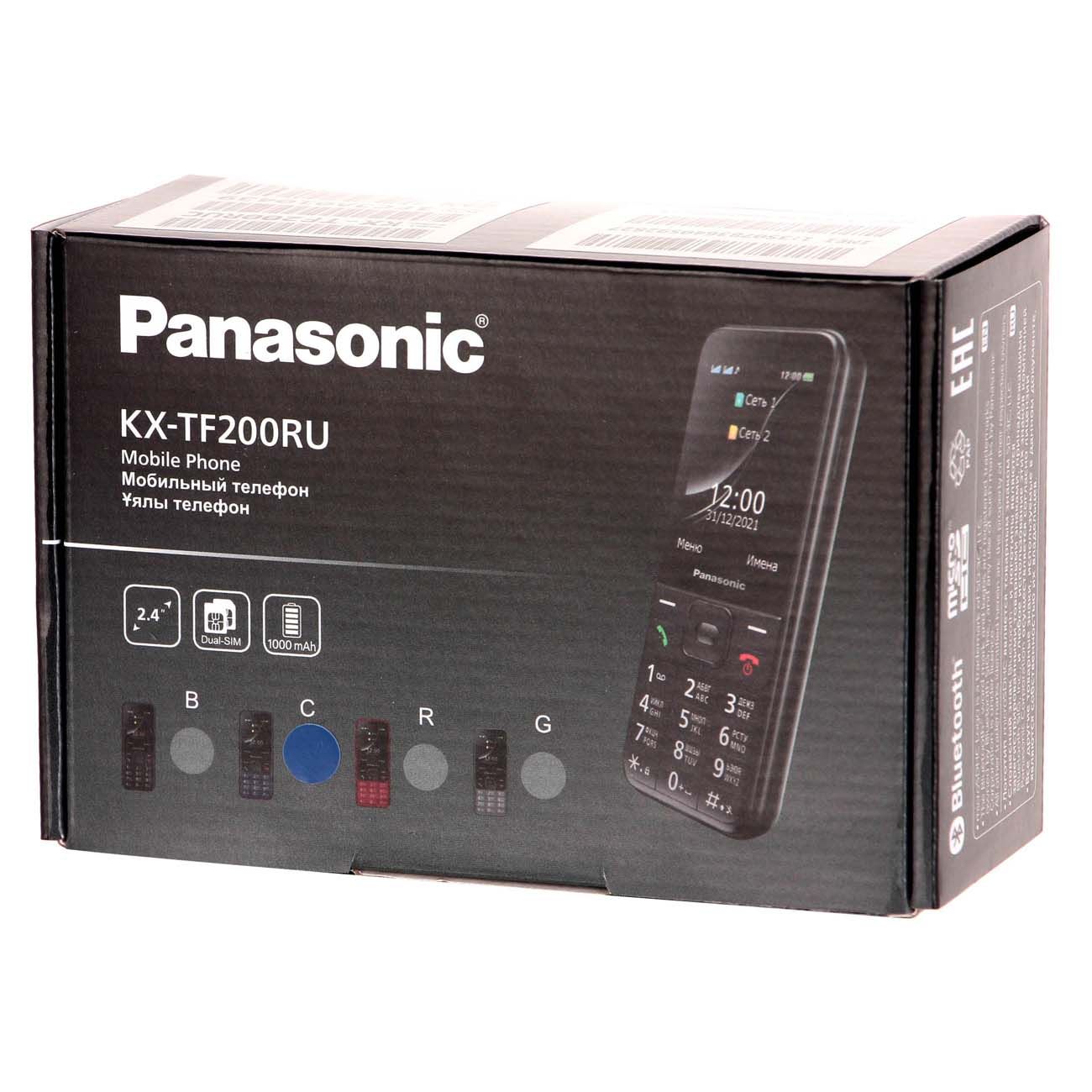 Купить Мобильный телефон Panasonic TF200 Blue (KX-TF200RUC) в каталоге  интернет магазина М.Видео по выгодной цене с доставкой, отзывы, фотографии  - Москва