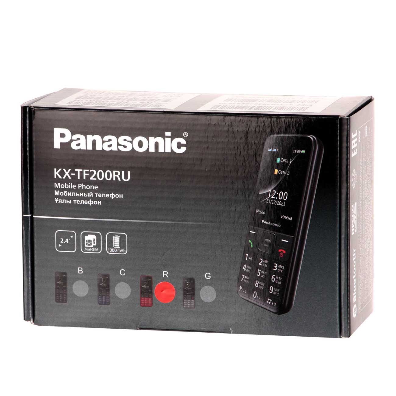 Купить Мобильный телефон Panasonic TF200 Red (KX-TF200RUR) в каталоге  интернет магазина М.Видео по выгодной цене с доставкой, отзывы, фотографии  - Москва