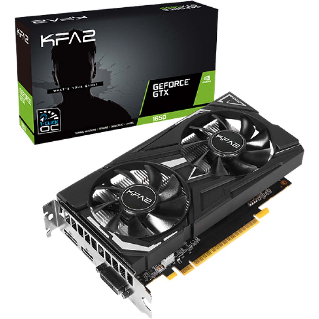 Купить Видеокарта KFA2 GTX1650 EX-Z Click OC PCI-E 4GB (65SQL8DS66EK) в  каталоге интернет магазина М.Видео по выгодной цене с доставкой, отзывы,  фотографии - Москва