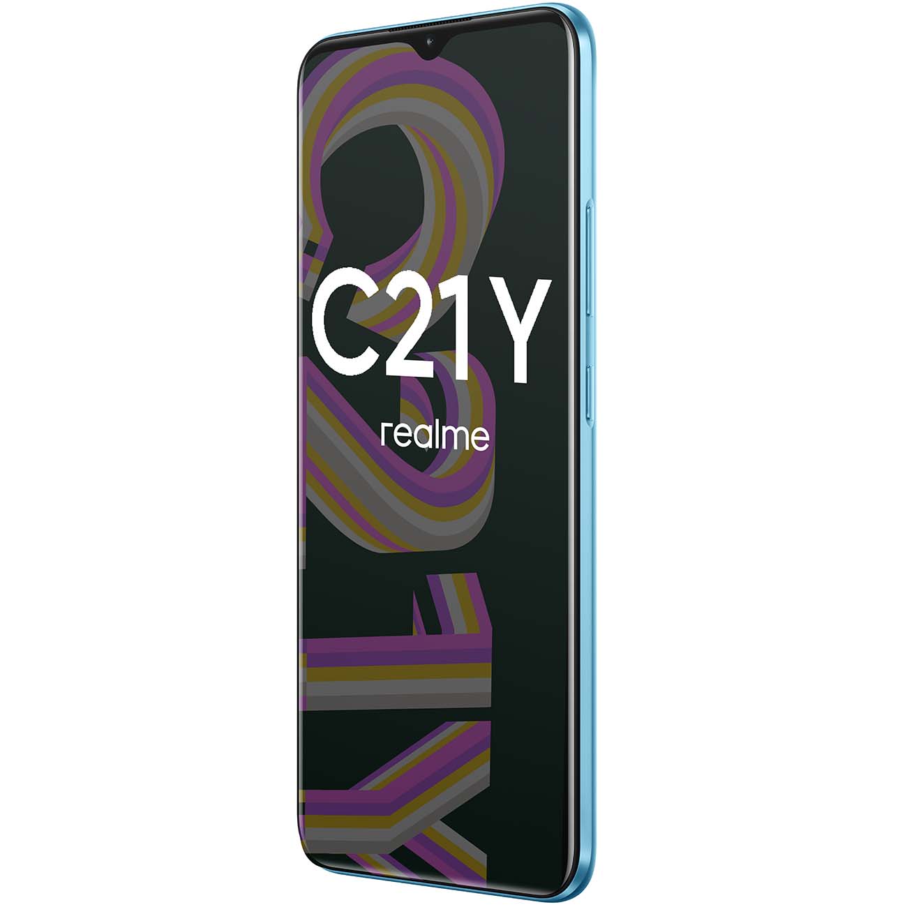 Купить Смартфон realme C21Y 4+64GB Cross Blue в каталоге интернет магазина  М.Видео по выгодной цене с доставкой, отзывы, фотографии - Москва