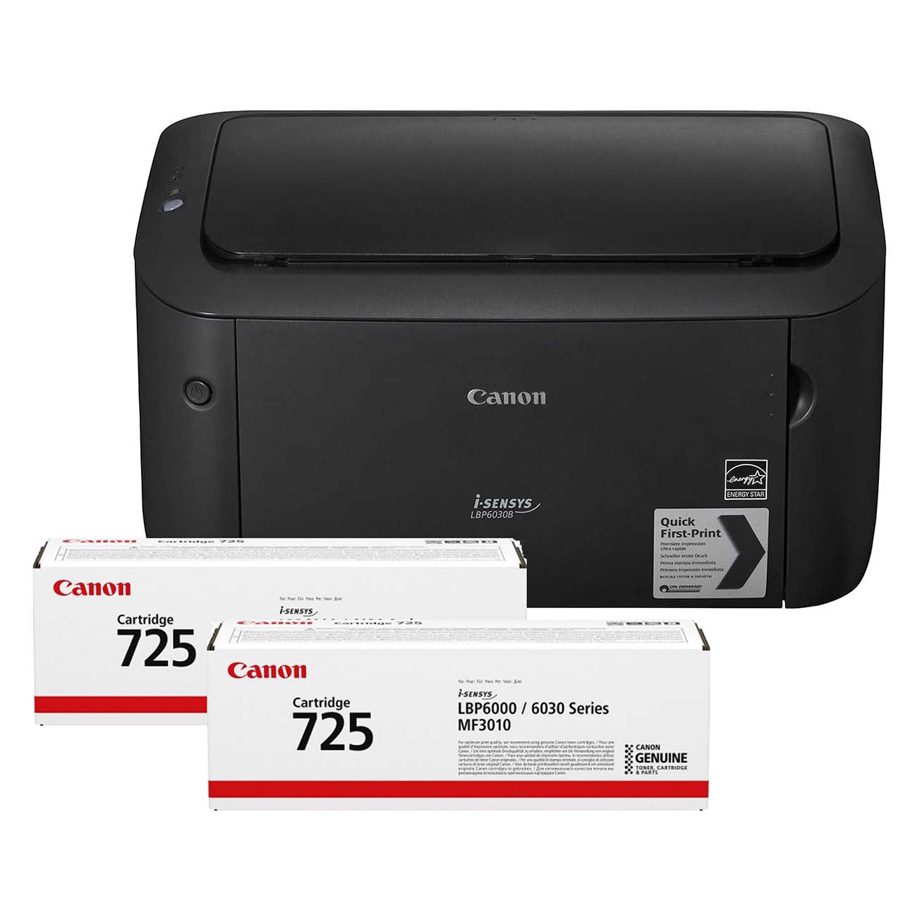 Купить Лазерный принтер Canon i-Sensys LBP6030B bundle +2 картриджа в  каталоге интернет магазина М.Видео по выгодной цене с доставкой, отзывы,  фотографии - Москва