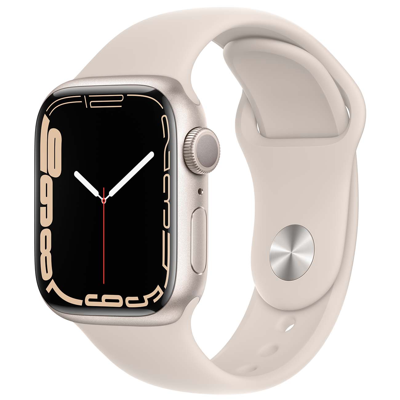 Купить Смарт-часы Apple Watch Series 7 41mm Starlight Aluminum Case with  Starlight Sport Band (MKMY3RU/A) в каталоге интернет магазина М.Видео по  выгодной цене с доставкой, отзывы, фотографии - Москва